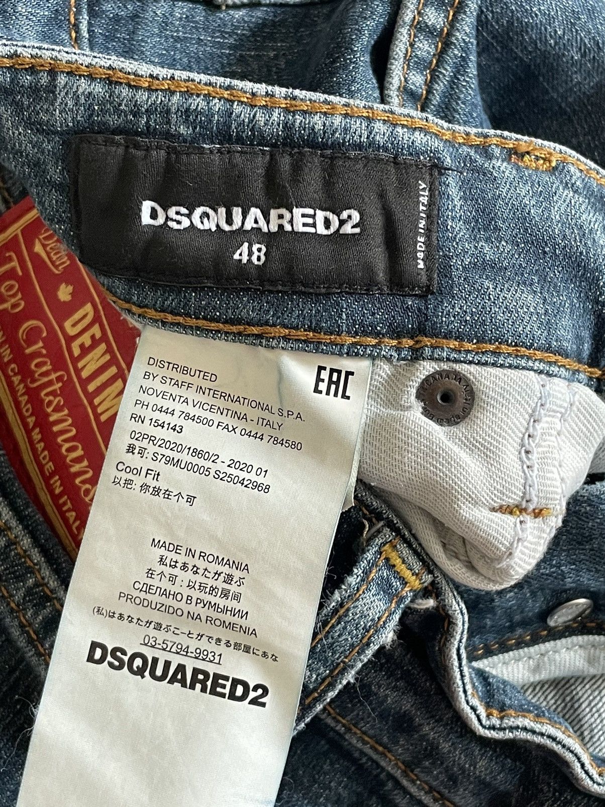 Dsquared2 Dsquared2 Denim Jeans Pants Top Craftsmanship Blue Rare Size US 31 - 10 Thumbnail