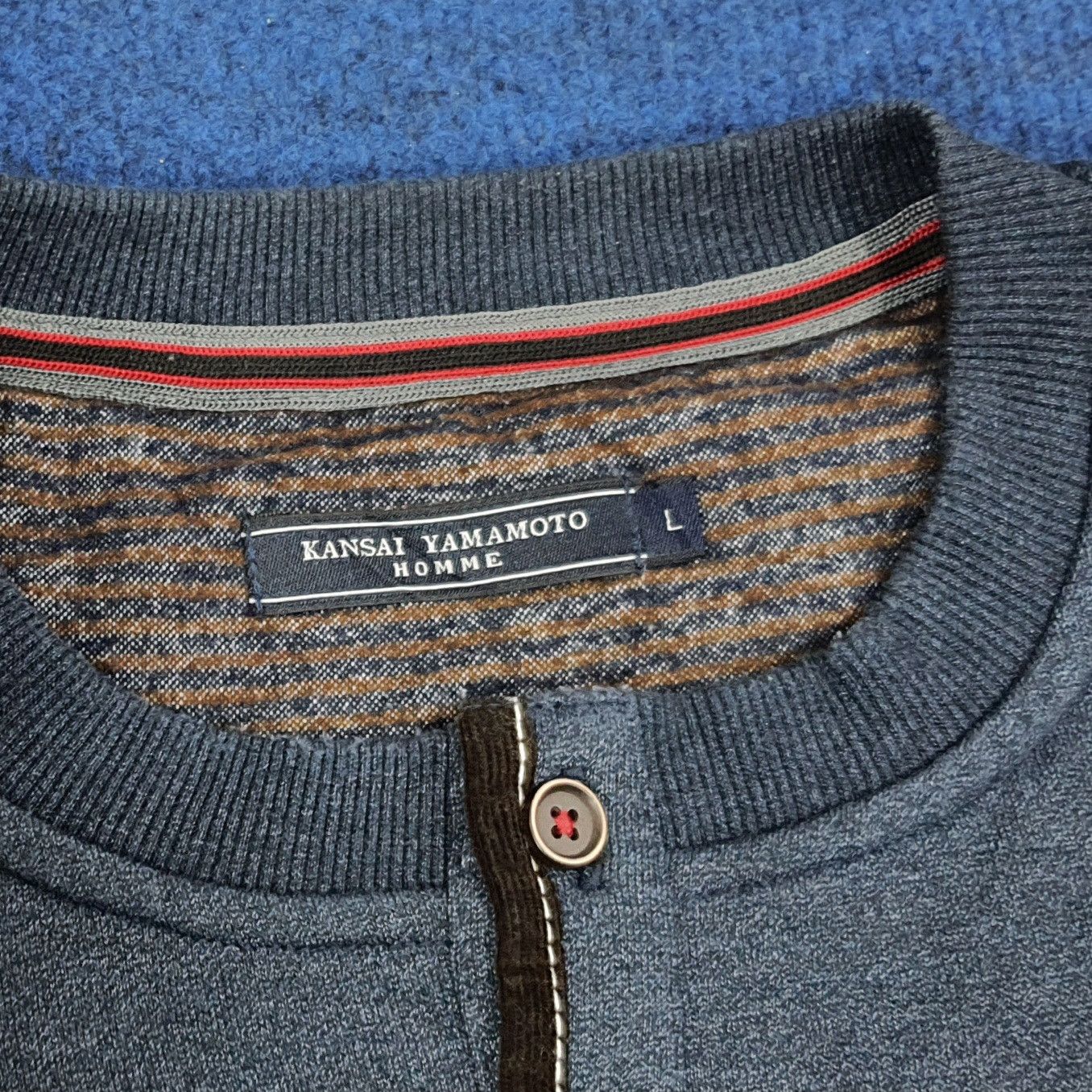 Kansai Yamamoto Kansai Yamamoto Custom Number Nine Logo Sweatshirt C278N17 Size US L / EU 52-54 / 3 - 5 Thumbnail