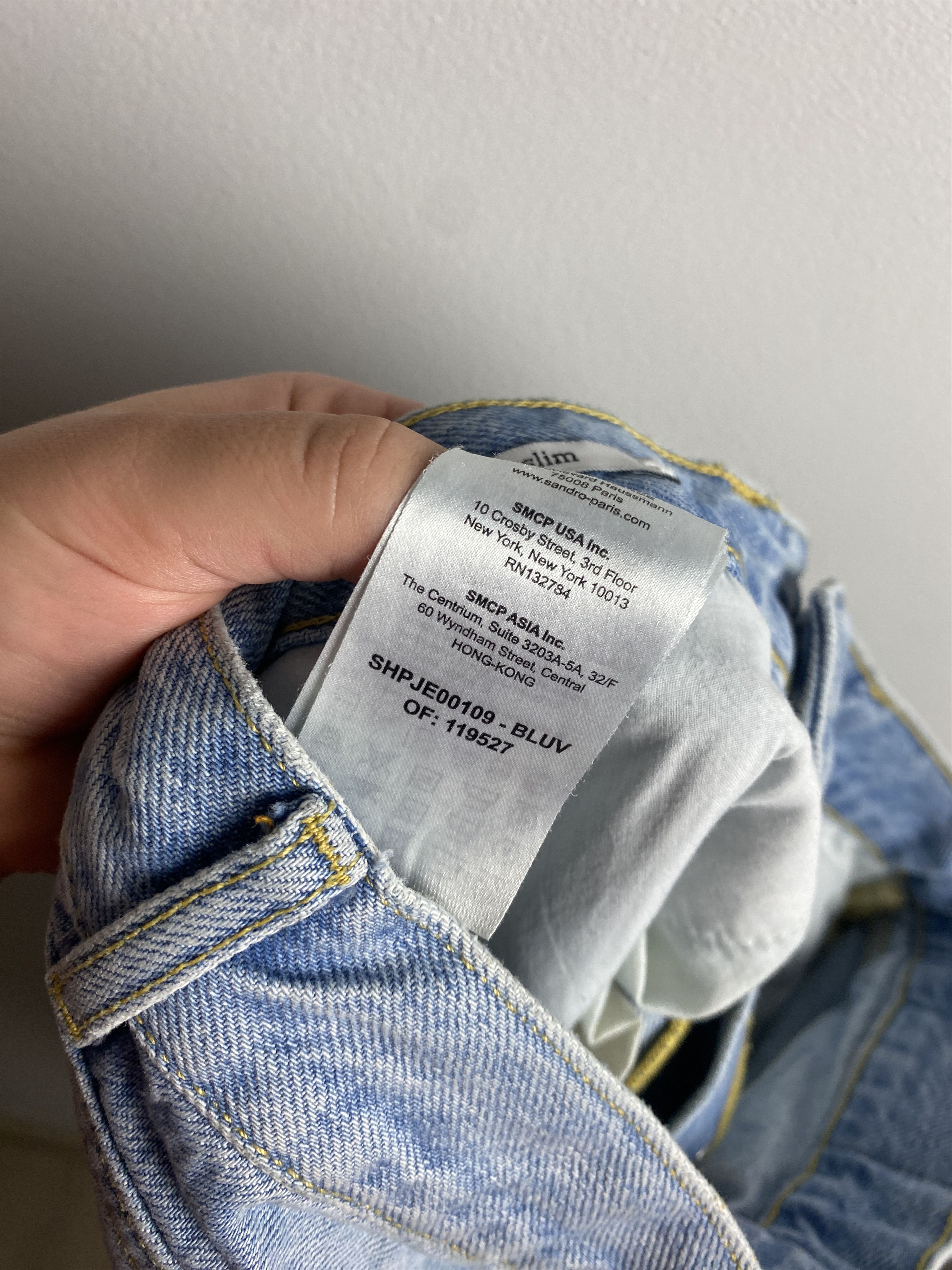 Sandro Sandro washed slim fit jeans denim pants Size 28" / US 6 / IT 42 - 7 Thumbnail