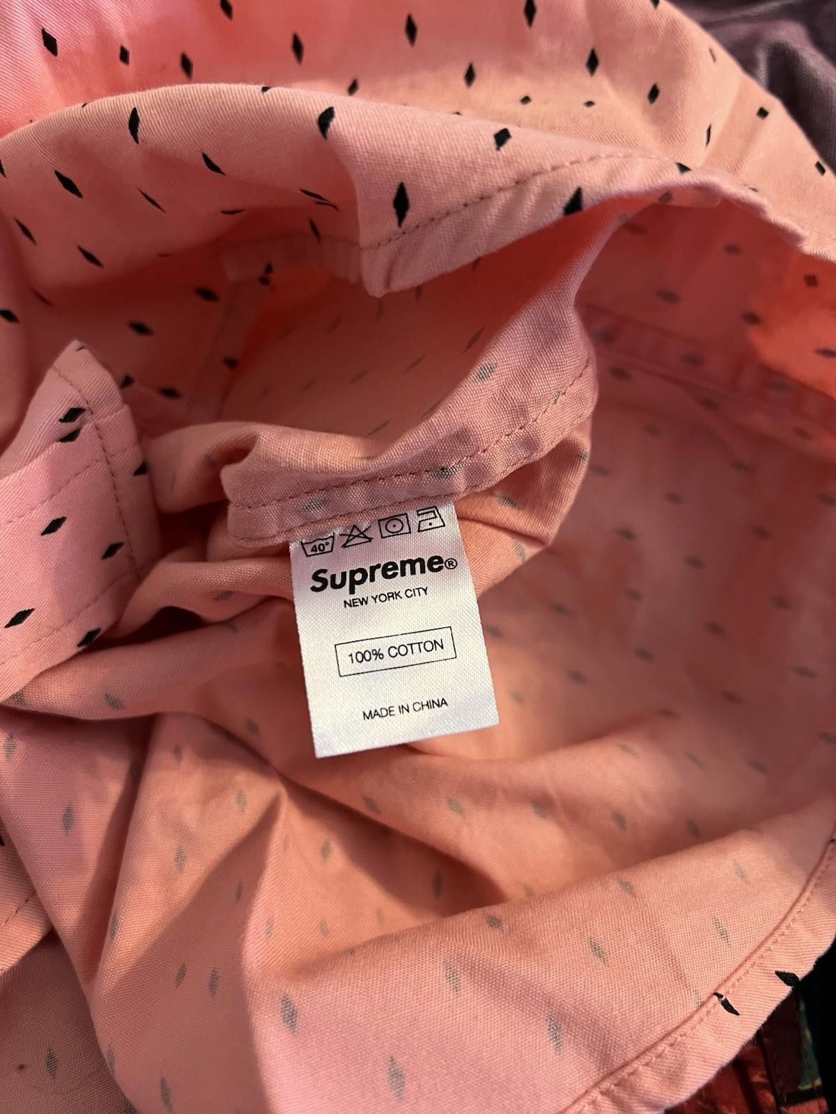 Supreme SS13 SUPREME DIAMOND SHIRT PINK LARGE 2013 Size US L / EU 52-54 / 3 - 7 Thumbnail