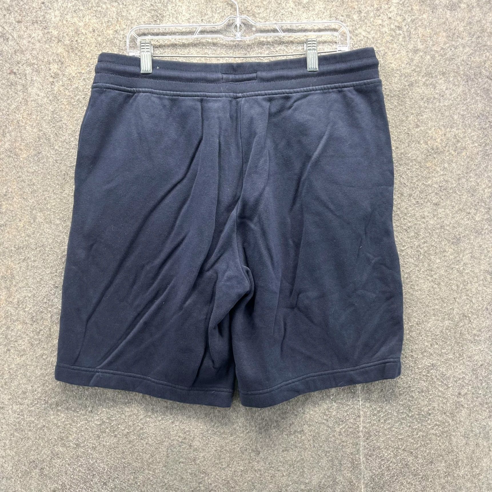 Tommy Hilfiger Tommy Hilfiger Sweat Shorts Mens Large Blue Fleece Logo Drawstring 11 Inseam Size US 33 - 2 Thumbnail