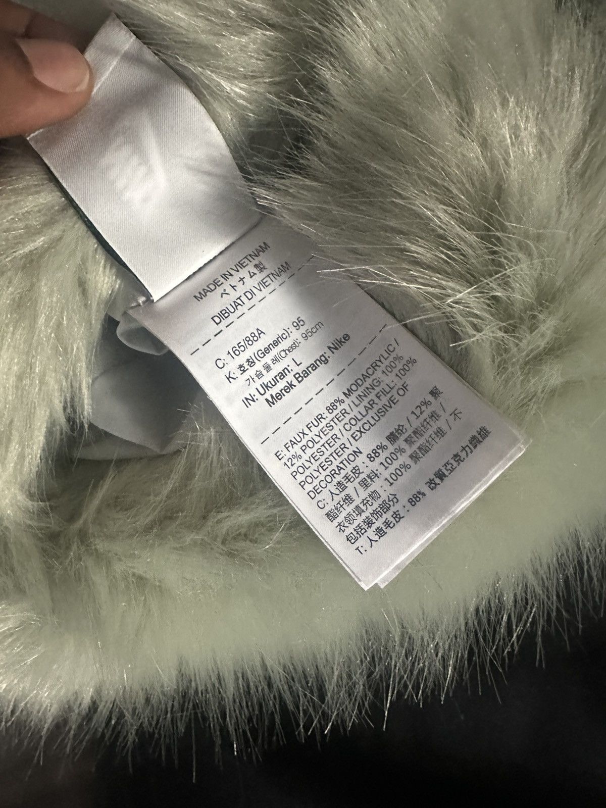 Ambush Design × Nike Faux Fur Coat Reversible Size US L / EU 52-54 / 3 - 10 Thumbnail