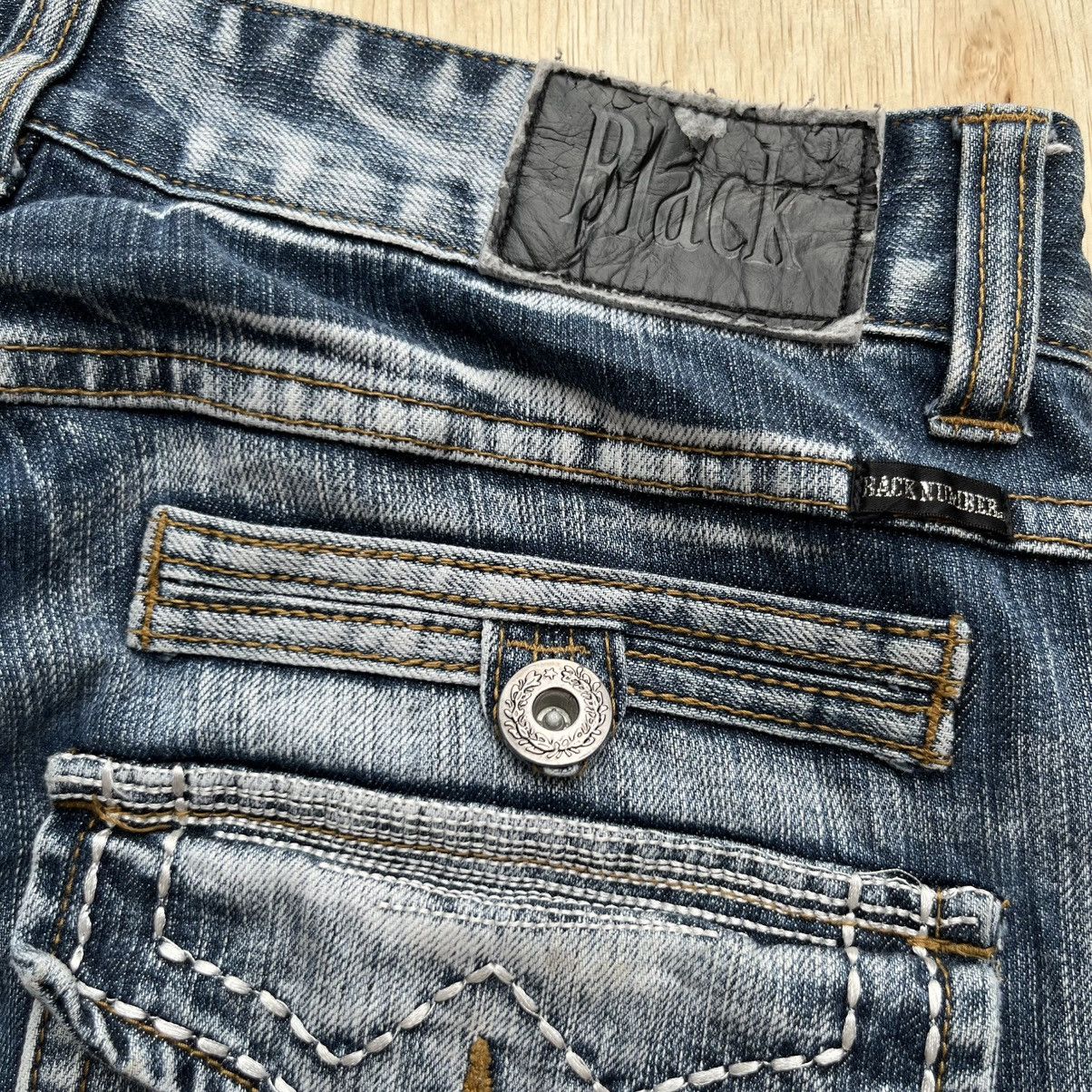 Japanese Brand BLACK by BACK NUMBER DENIM BLUE WASHED STYLE JAPANESE Size US 30 / EU 46 - 3 Thumbnail