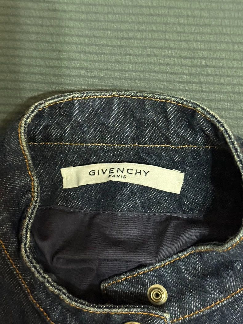 Givenchy Givenchy Size40 Exclusive Biker Denim Cloak Jacket Size US M / EU 48-50 / 2 - 4 Thumbnail