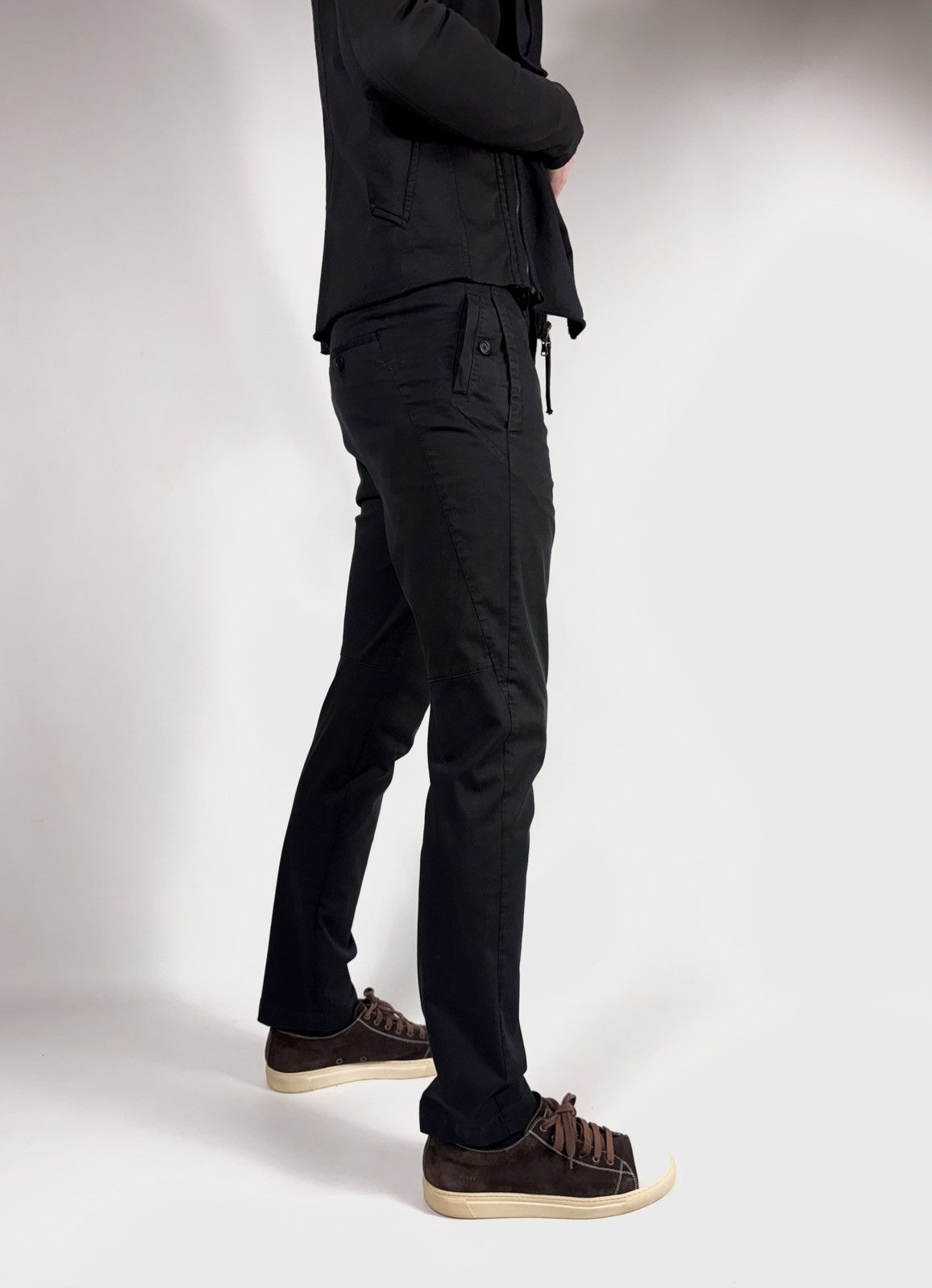 Marithe + Francois Girbaud Marithe Francois Girbaud Slim Fit Cotton Trousers Pants Size US 31 - 1 Thumbnail
