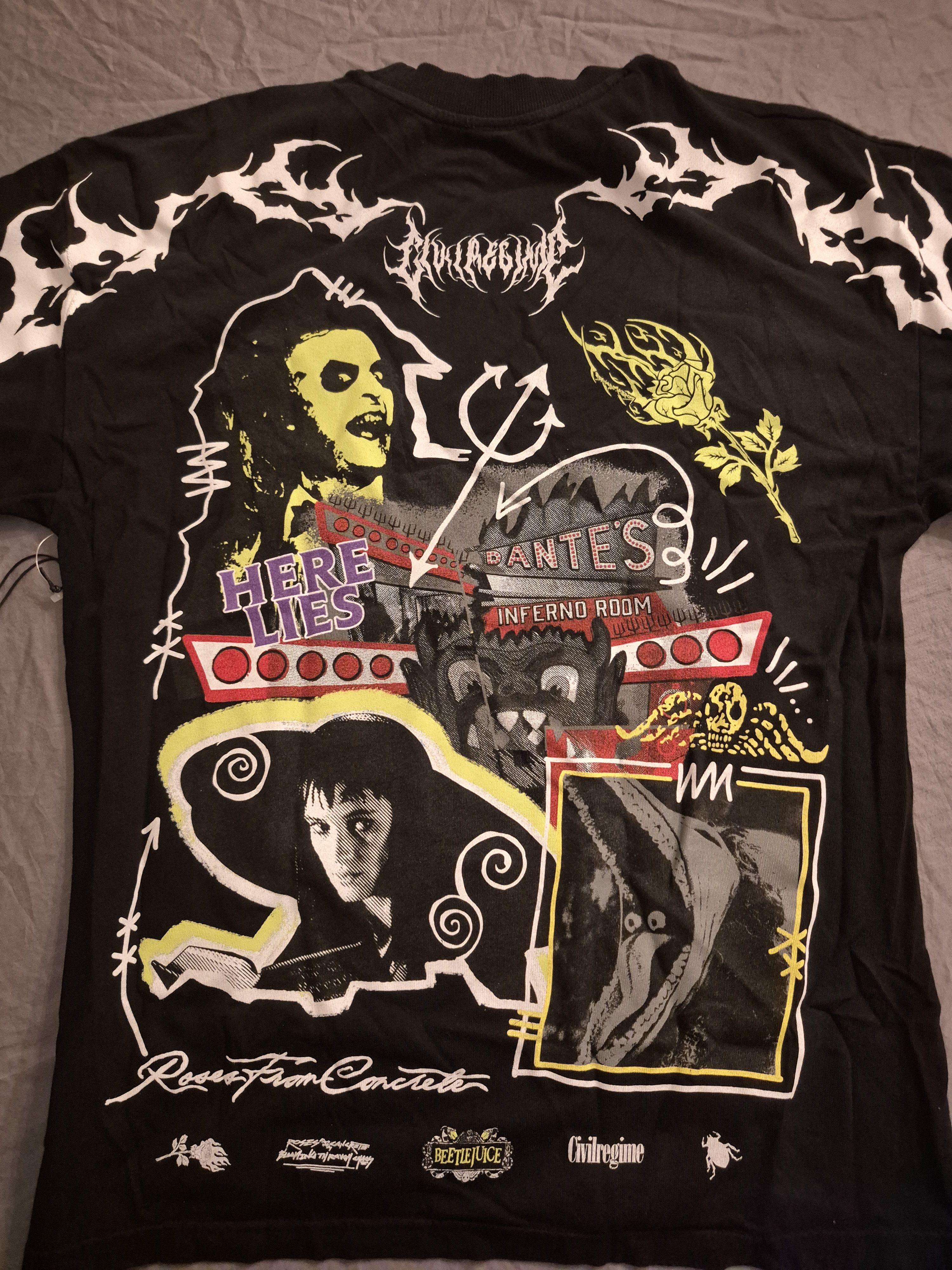Civil Regime Civil Regime x Beetlejuice Collab Tee Size Small Size US S / EU 44-46 / 1 - 6 Thumbnail