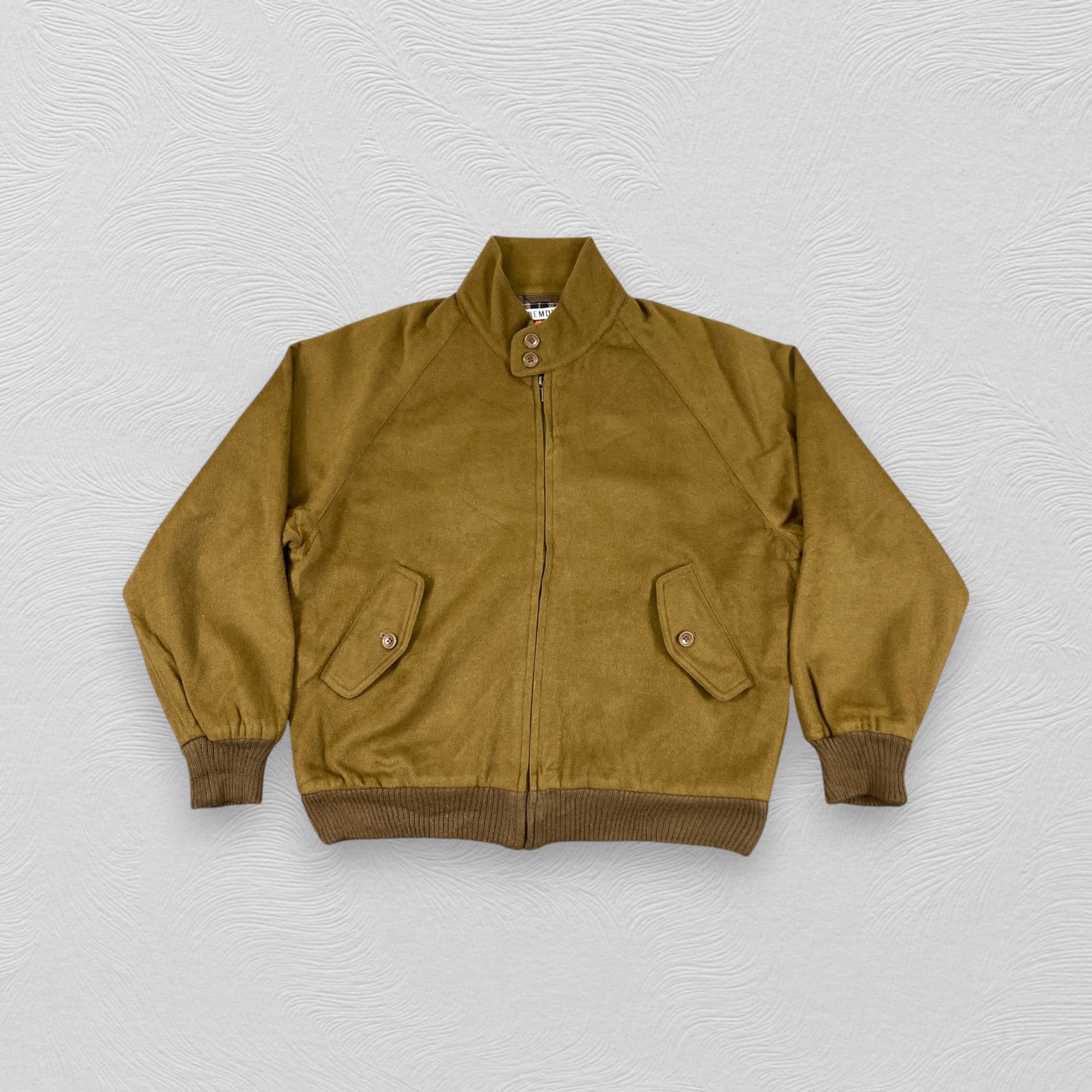 Japanese Brand Vintage Japanese Brand Wool Bomber Jacket -J305 Size US M / EU 48-50 / 2 - 2 Thumbnail