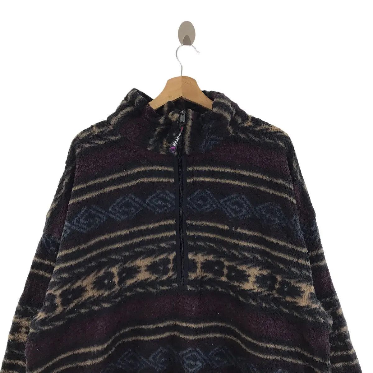Jack Wolfskin × Polartec Vintage JACK WOLFSKIN x POLARTEC Aztec Navajo Fleece Jacket Size US L / EU 52-54 / 3 - 3 Thumbnail