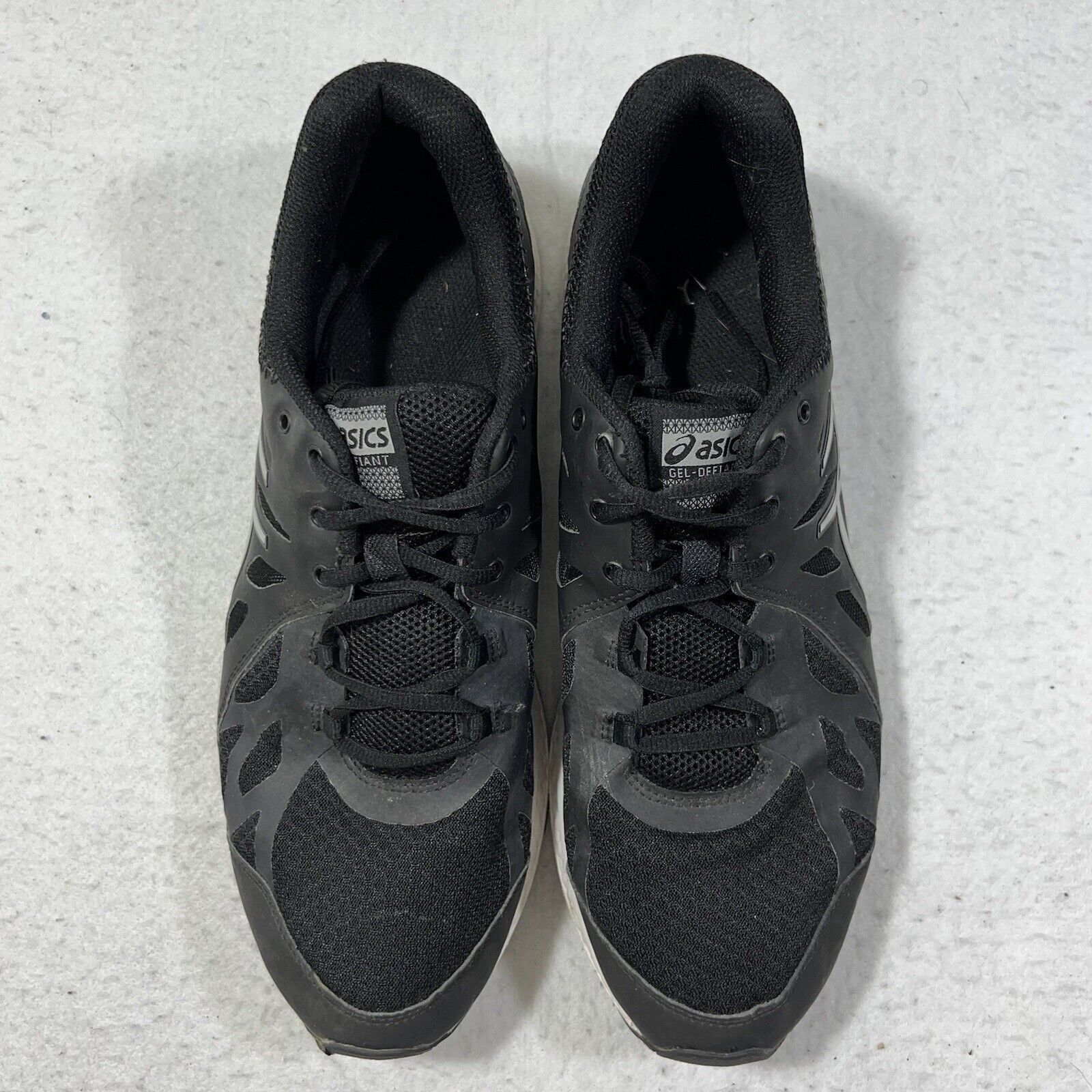 Asics ASICS Gel Defiant Sneakers Black White Laced Athletic Shoes Size US 11 / EU 44 - 4 Thumbnail