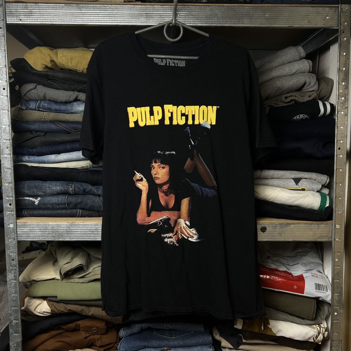 Vintage Vintage Pulp Fiction Big Graphic Logo Movie tee size L Size US L / EU 52-54 / 3 - 1 Thumbnail
