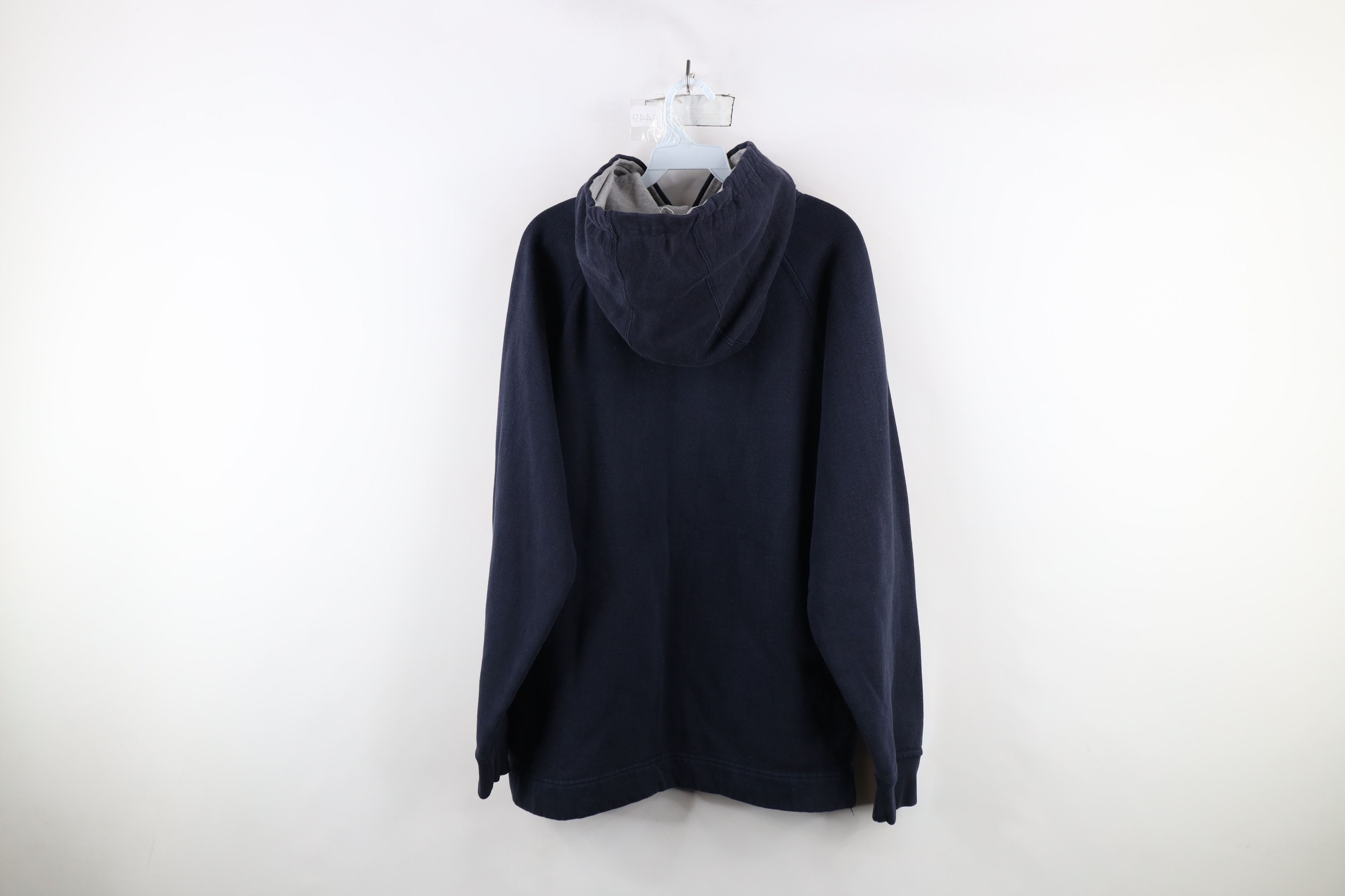 Vintage Vintage 90s Streetwear Heavyweight Hoodie Sweatshirt Blue Size US L / EU 52-54 / 3 - 11 Thumbnail