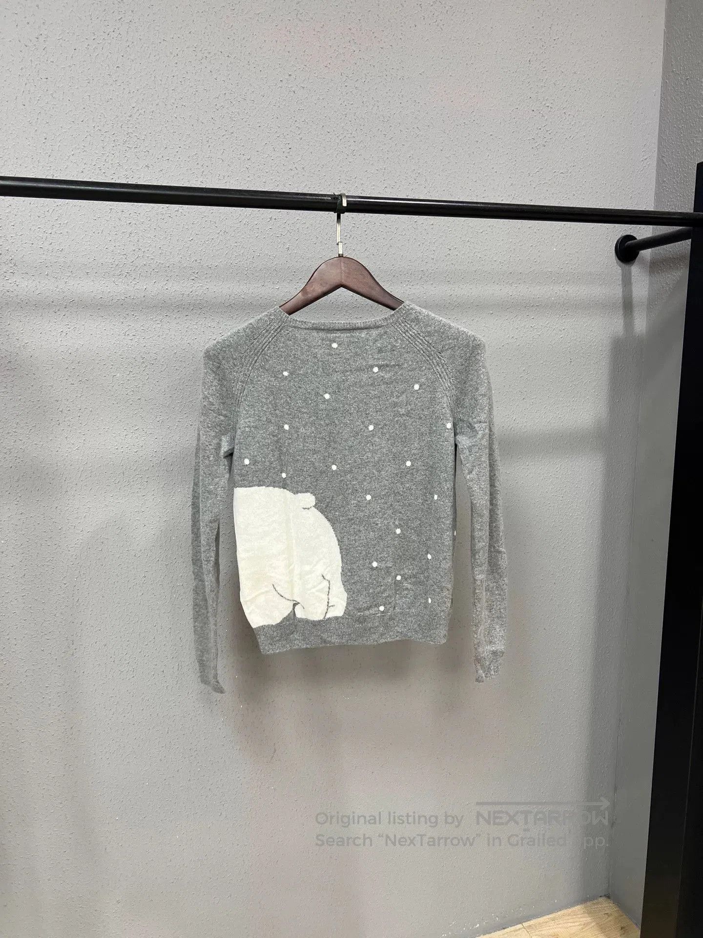 Loro Piana Loro Piana Virgin Wool Polar Bear Sweater. Size S / US 4 / IT 40 - 2 Thumbnail