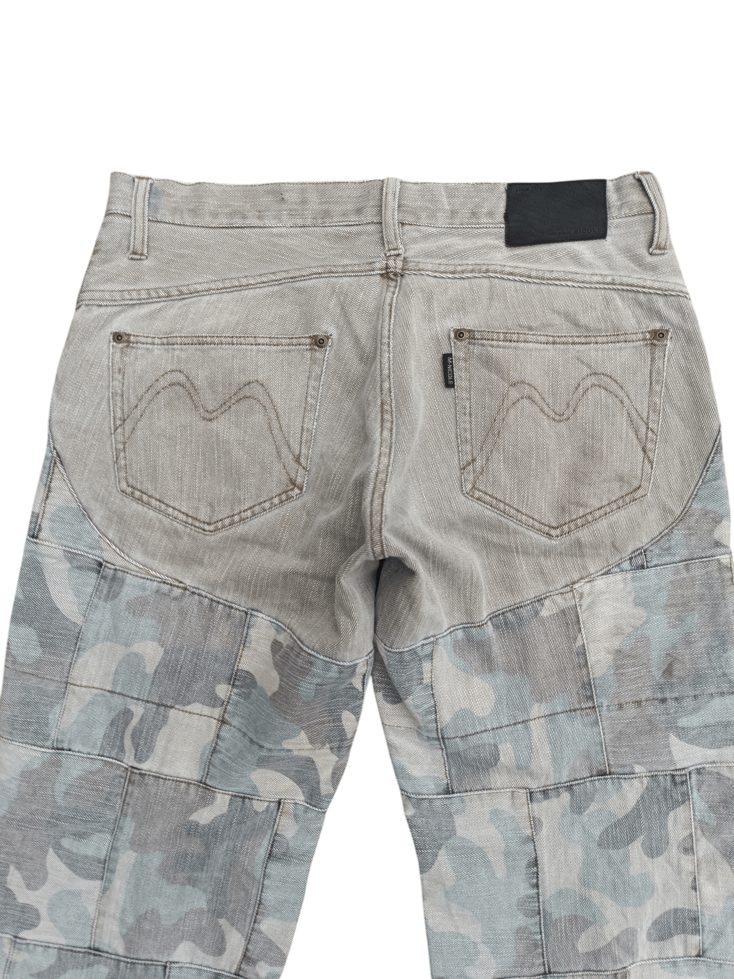 Japanese Brand Vintage Monsieur Nicole Japan Camo Pacth Rare Design Pant Size US 32 / EU 48 - 9 Thumbnail