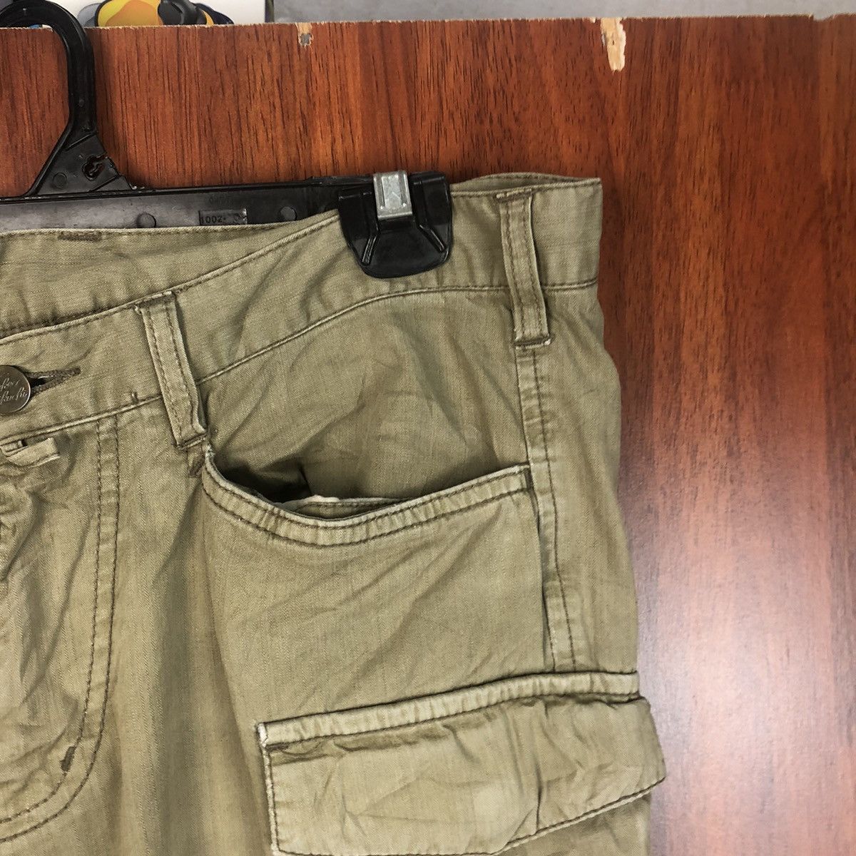 Japanese Brand × Takeo Kikuchi Takeo Kikuchi Green Cargo Multipocket Pants #7519 Size US 30 / EU 46 - 5 Thumbnail