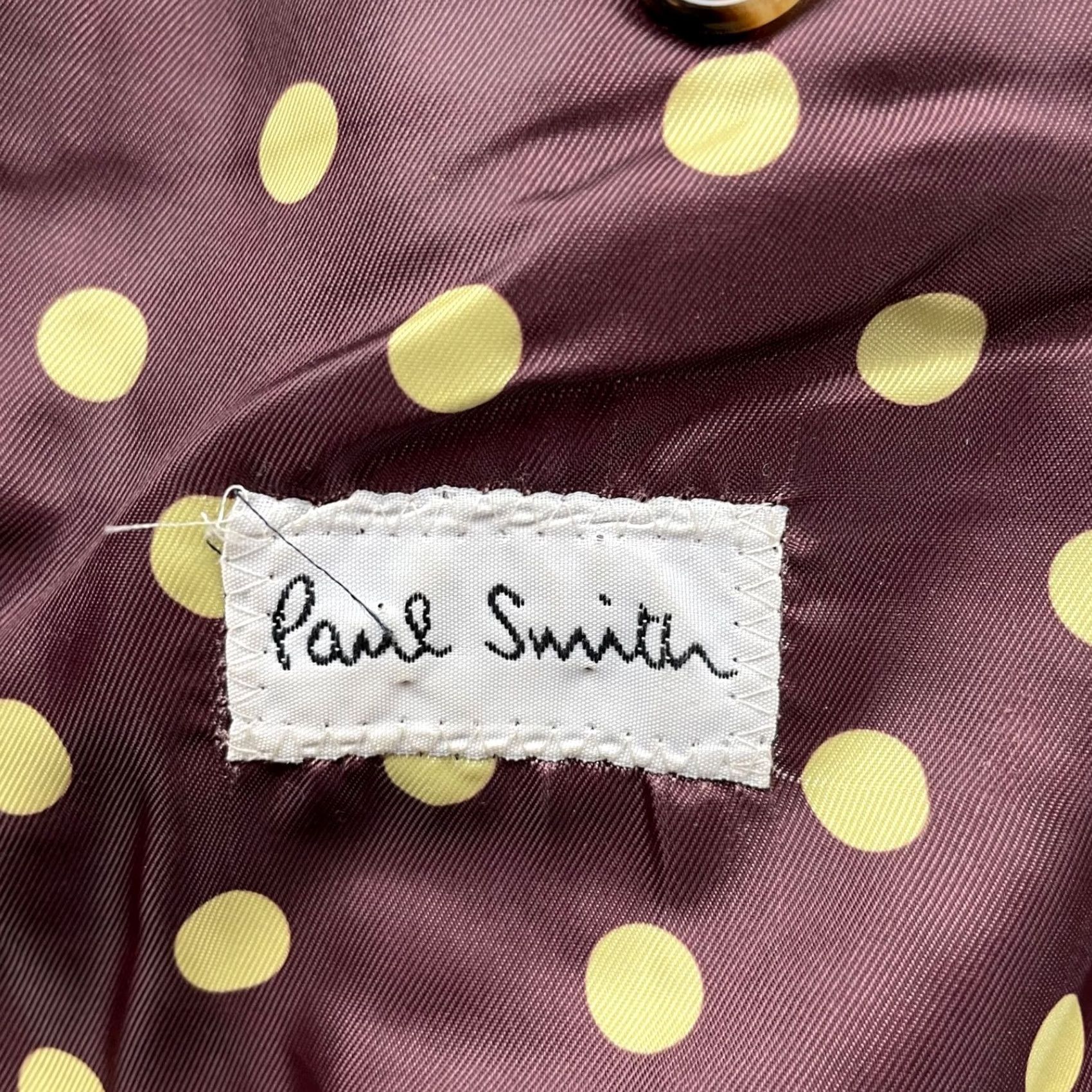 Paul Smith Paul Smith Blazer Men Corduroy 2-Button Brown Polka Dot Lining Jacket Coat Short 36 36S US Regular Chest 36 Notch Lapel Vintage: No Mens Size 36R - 5 Thumbnail