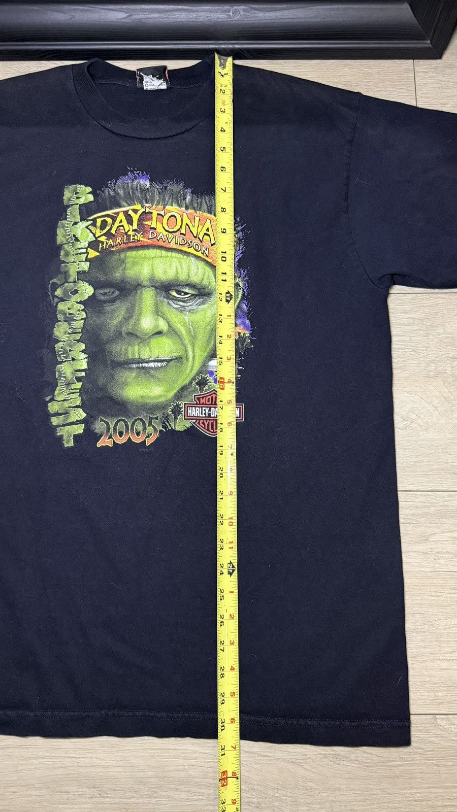 Harley Davidson Y2K 2000s Frankenstein Harley Davidson Daytona Biketoberfest Size US XL / EU 56 / 4 - 6 Thumbnail