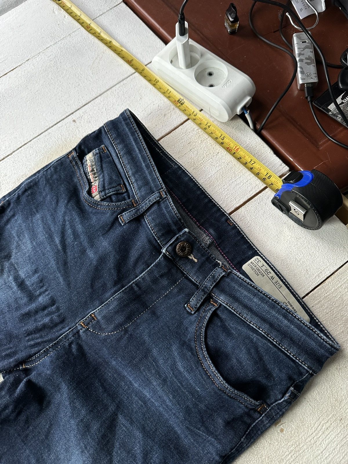Diesel 🚨Gothic Diesel Regular Slim relax Flared Jeans Womens Size 29" - 2 Thumbnail