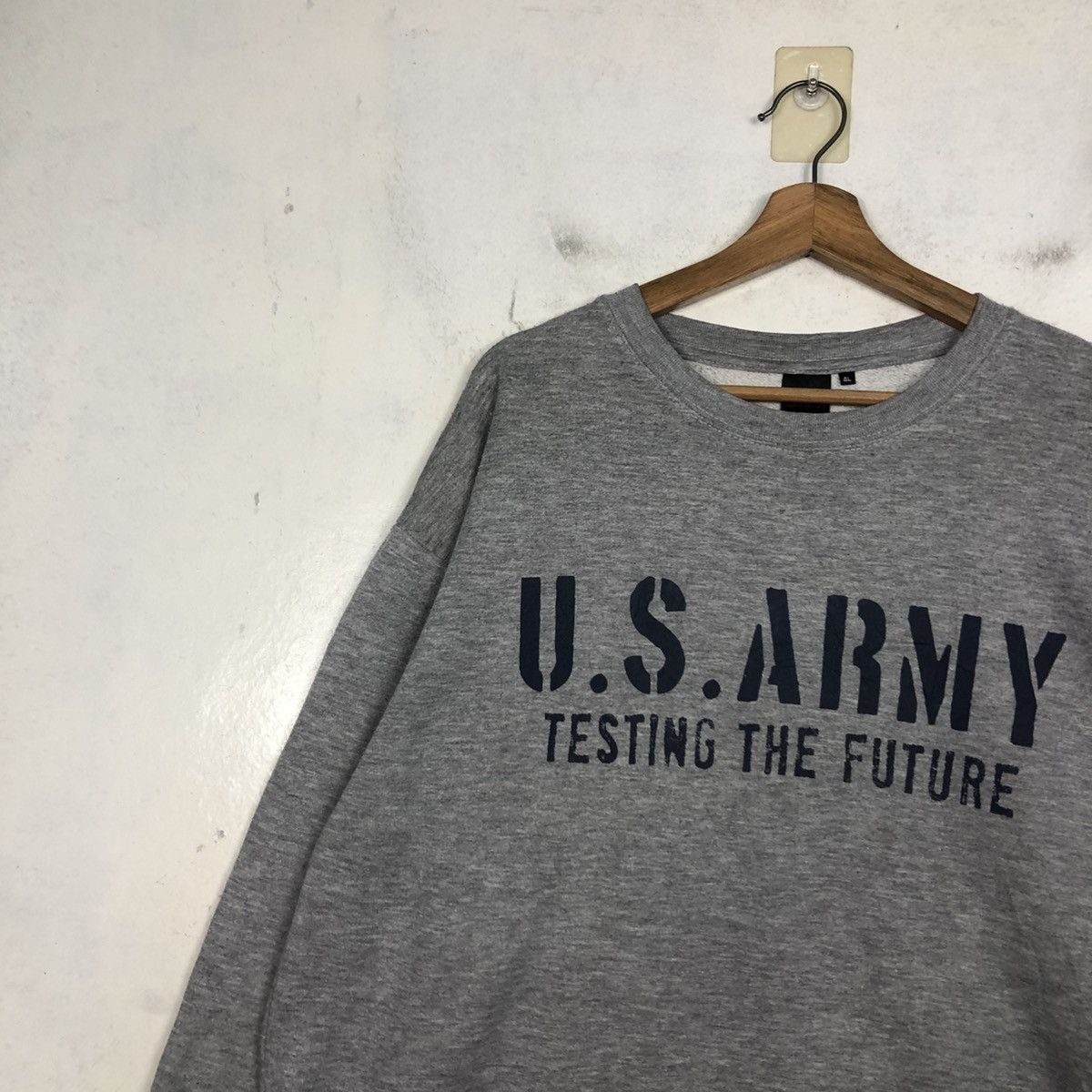 Japanese Brand 📌US Army Spell Out Big Logo Sweatshirt Size US L / EU 52-54 / 3 - 8 Thumbnail