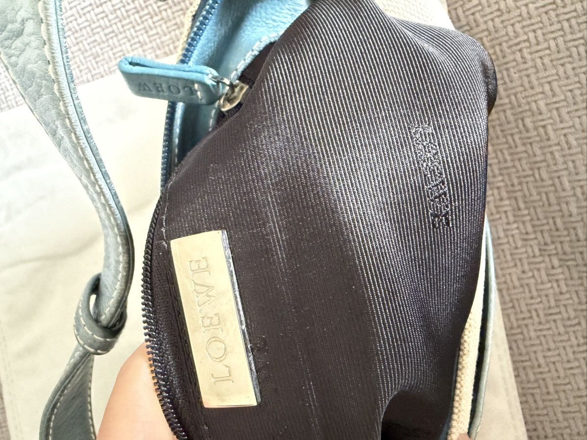 Loewe rare** loewe canvas/leather anagram shoulder bag vintage Size ONE SIZE - 9 Thumbnail