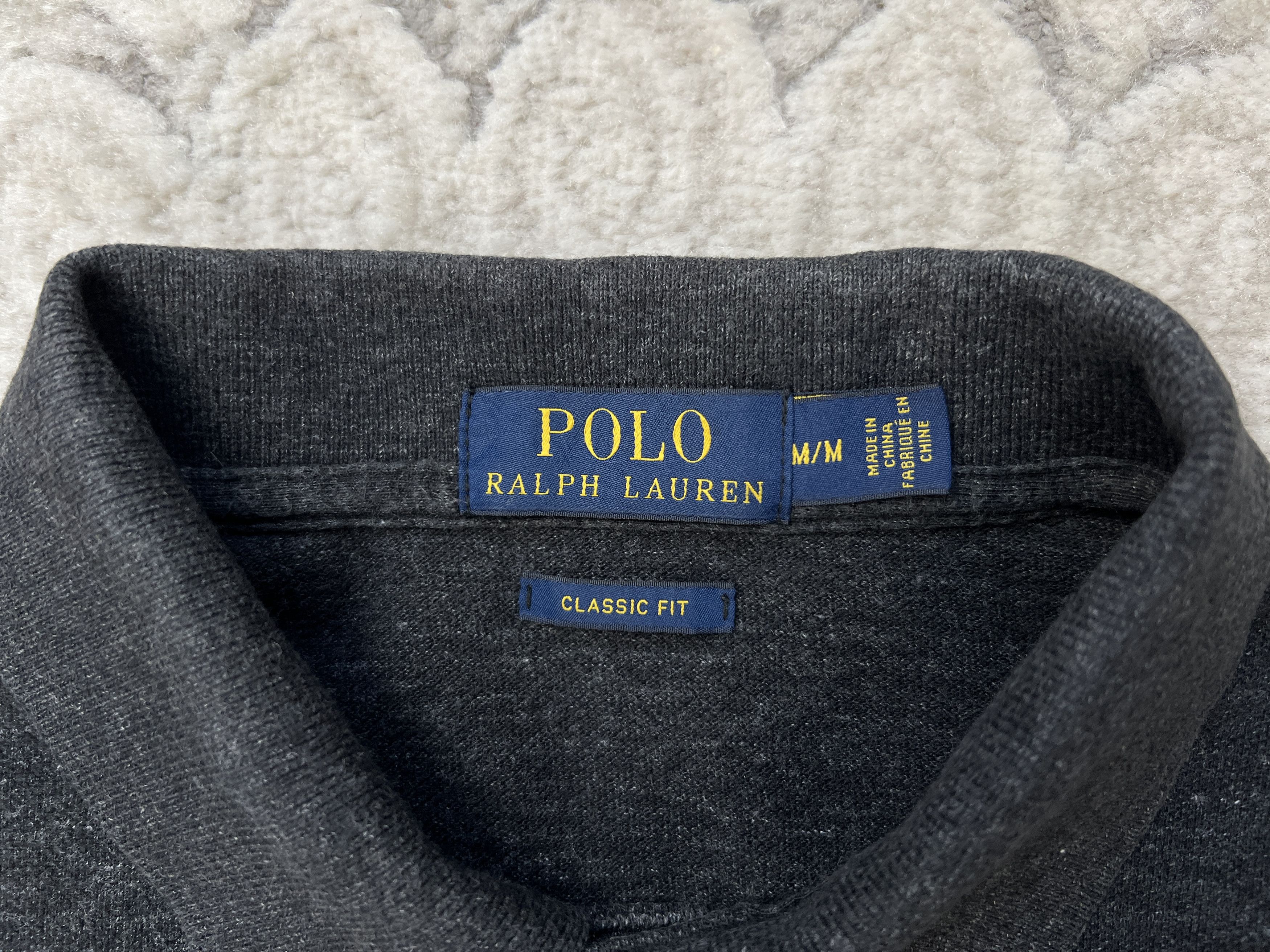 Polo Ralph Lauren Polo Ralph Lauren Classic Fit Melange Polo Shirt M Size US M / EU 48-50 / 2 - 12 Thumbnail