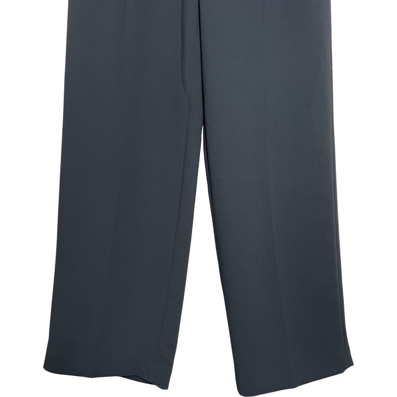 Aritzia Wilfred Effortless Pant Black Pleated Wide Leg Crepe 6 Size 28" / US 6 / IT 42 - 10 Thumbnail