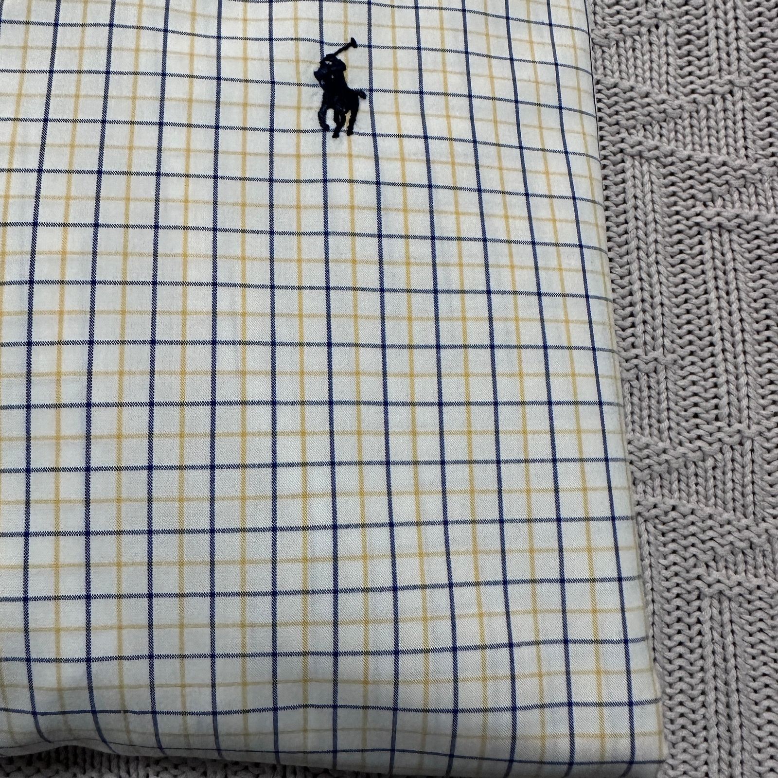 Ralph Lauren Ralph Lauren yellow and navy plaid classic fit button down Size US L / EU 52-54 / 3 - 4 Thumbnail