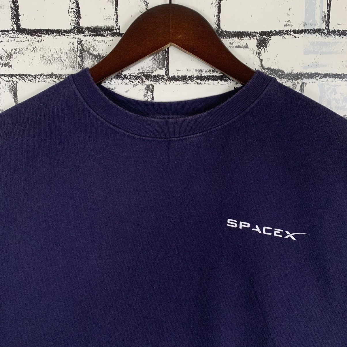 Designer × Vintage Vintage SpaceX Sweatshirt Big Logo Spacex Crewneck Size US M / EU 48-50 / 2 - 2 Thumbnail