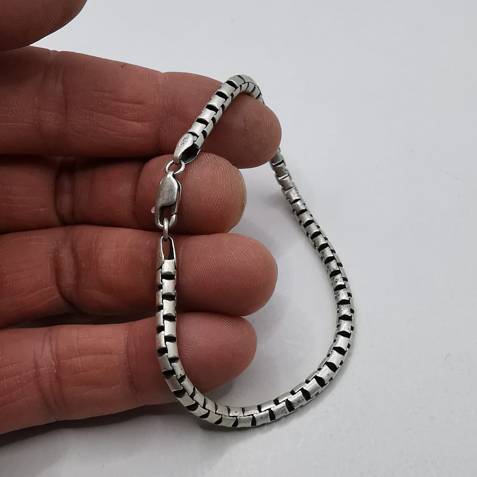 Sterling Silver Vintage Bracelet Jewelry,925 Sterling Silver 14,75g Size ONE SIZE - 3 Thumbnail