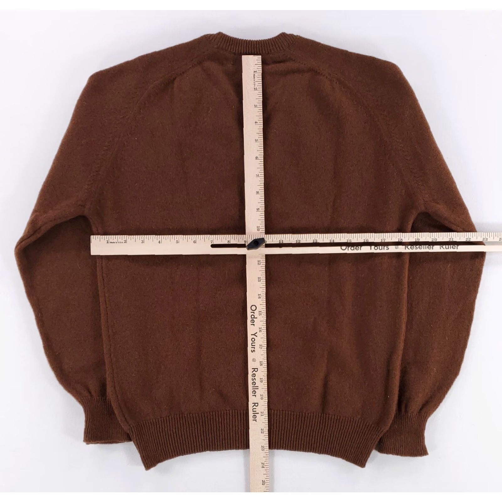 Vintage VINTAGE Glen Abbey Sweater Long Sleeve Mens M Wool Brown 60s 70s Pullover - 100% Wool Size US M / EU 48-50 / 2 - 4 Thumbnail