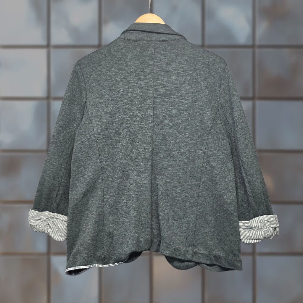 Vintage Skies Are Blue Cardigan Jacket Open Front Blazer Green XL Womens Cardigan Knit Green Blue Blazer 90s Womens XL Size XL / US 12-14 / IT 48-50 - 1 Thumbnail