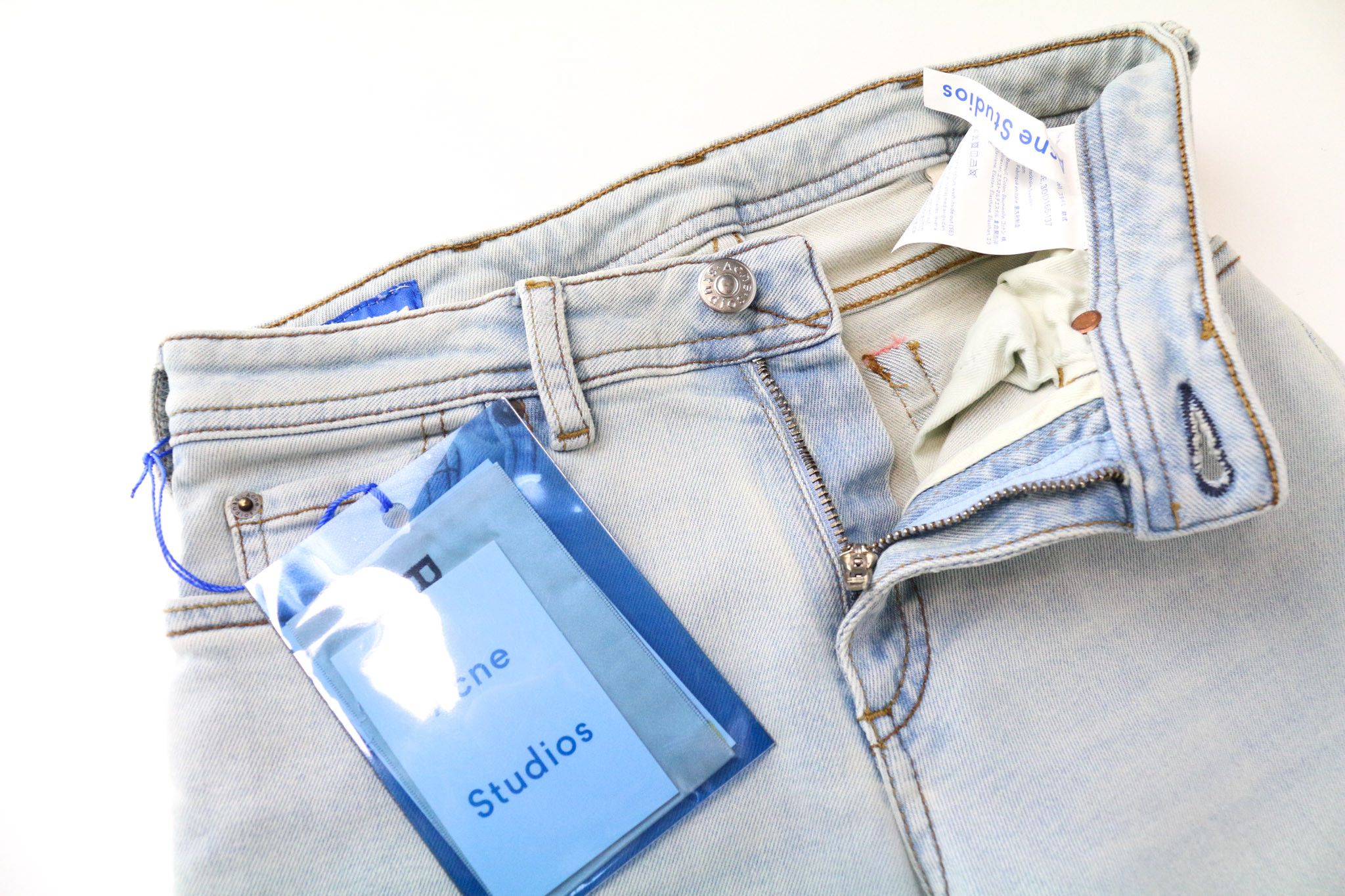 Acne Studios BLA KONST W25/L34 Blue Skinny Stretch Jeans 74515 Size 25" / US 0 / IT 36 - 3 Thumbnail