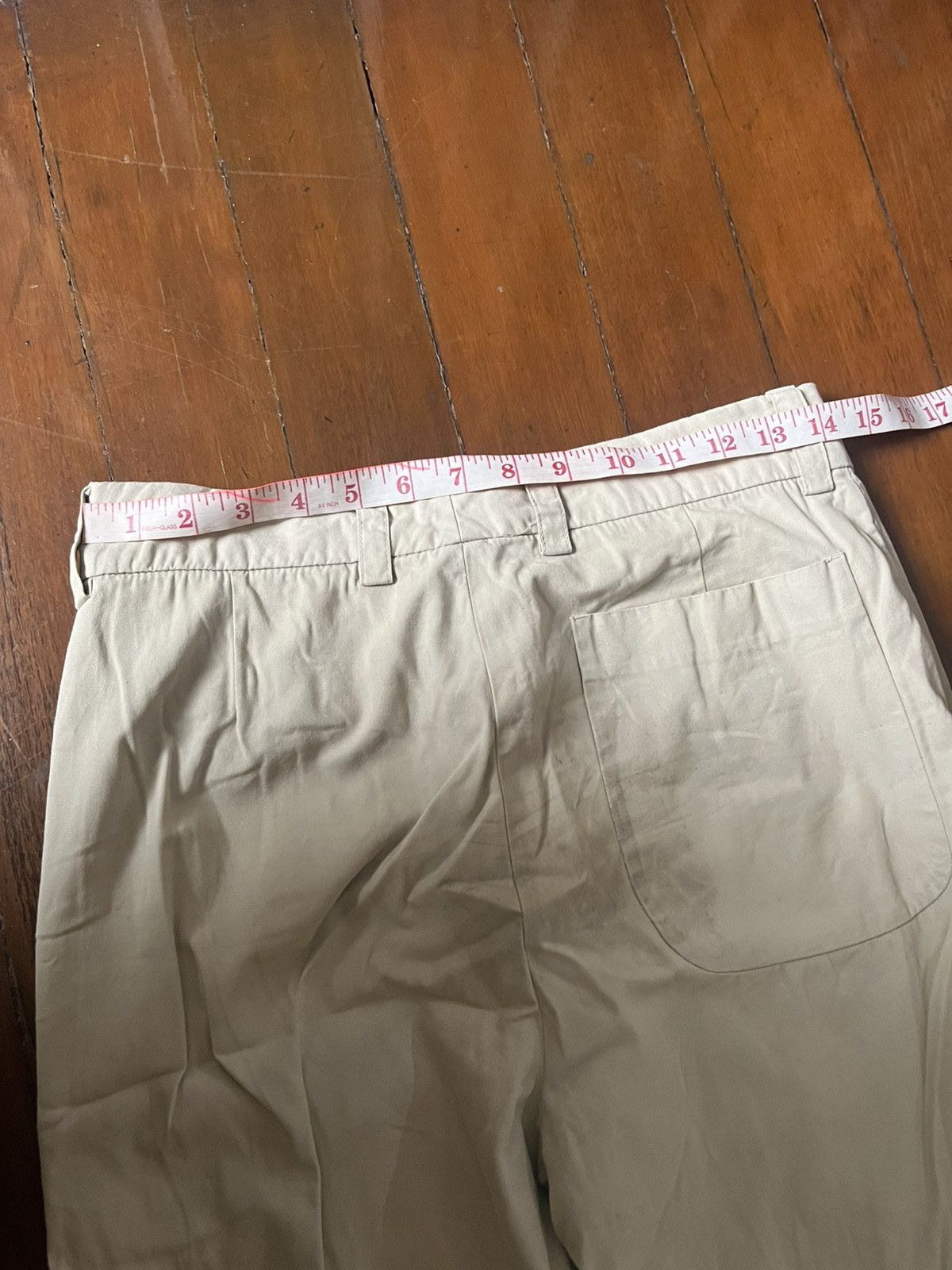 Maison Margiela 2004 Maison Margiela Khaki Wide Leg Pants Size US 30 / EU 46 - 10 Thumbnail