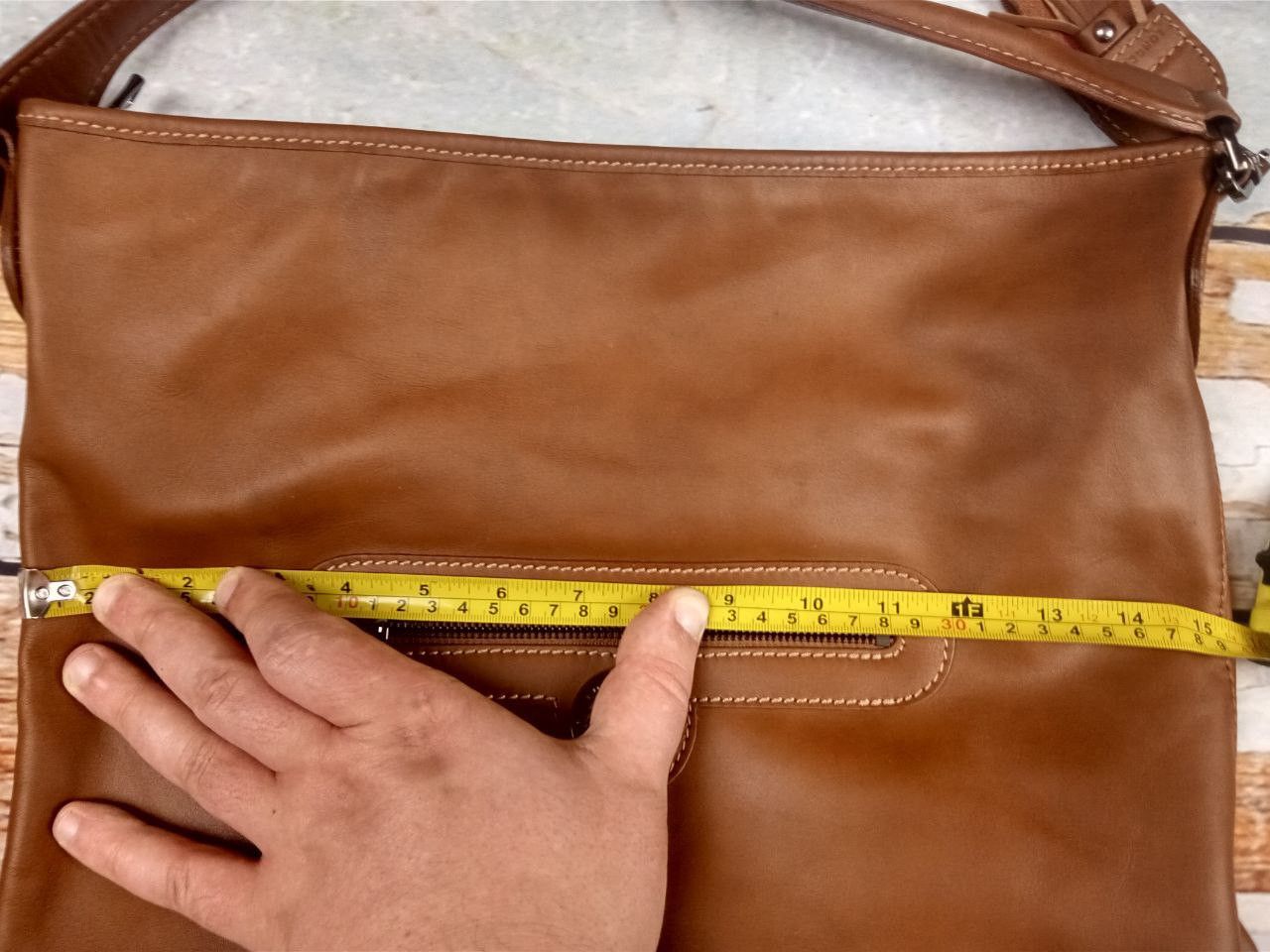 Longchamp Longchamp Brown Leather Women's Bag Size ONE SIZE - 23 Thumbnail