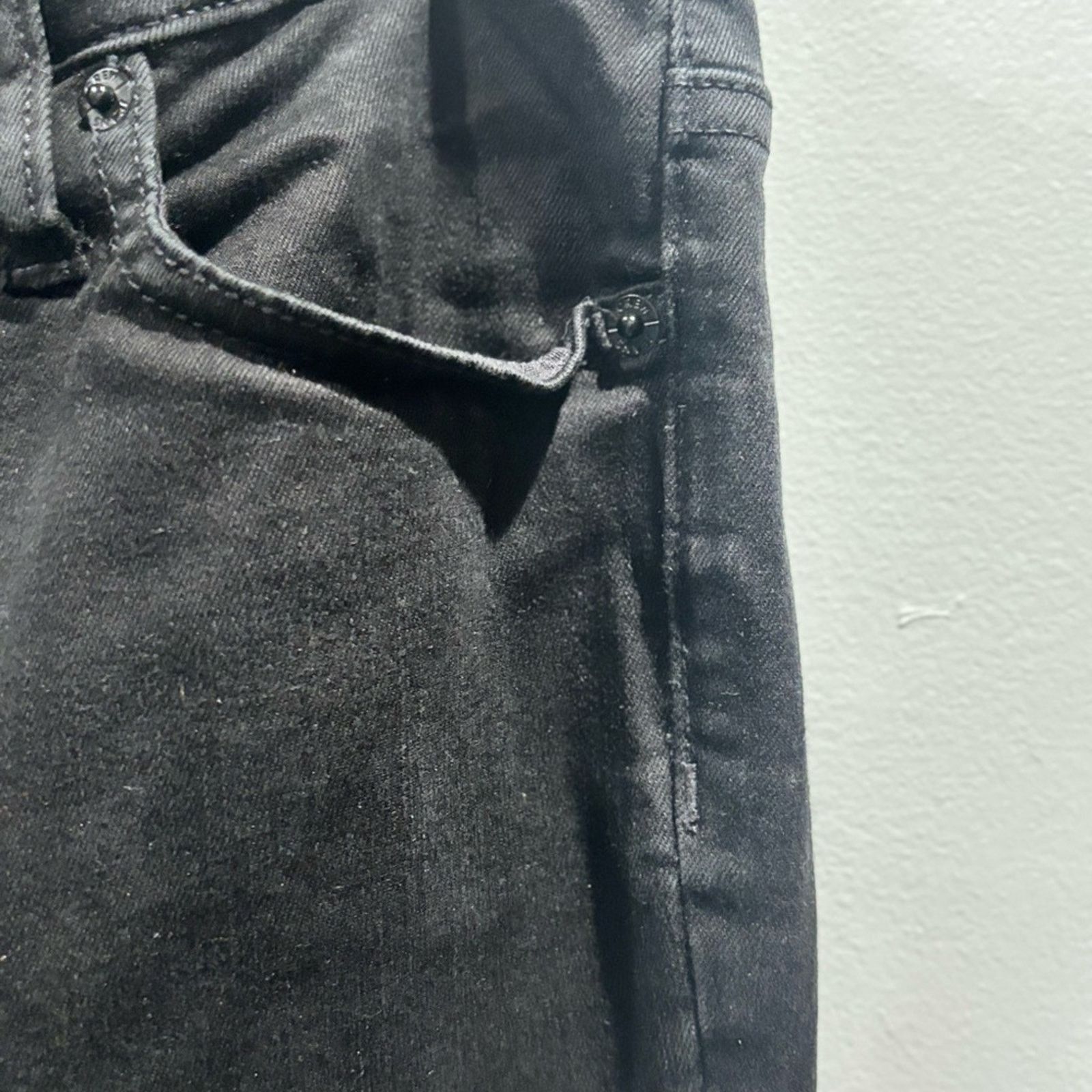 J.Crew J CREW JEANS 9" high-rise toothpick Jean in True Black Sz 27 Size 27" / US 4 / IT 40 - 5 Thumbnail