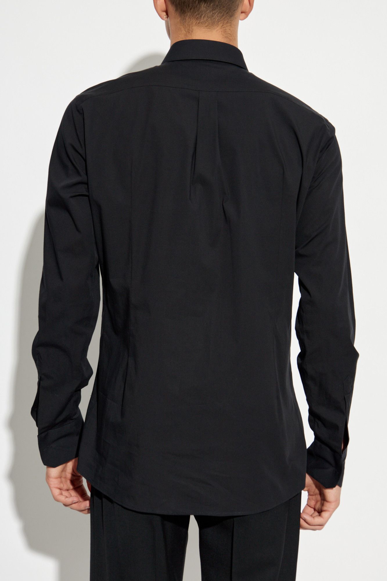 Dolce & Gabbana o1s22i1n0225 Embroidered Pocket Shirt in Black Size US M / EU 48-50 / 2 - 4 Thumbnail