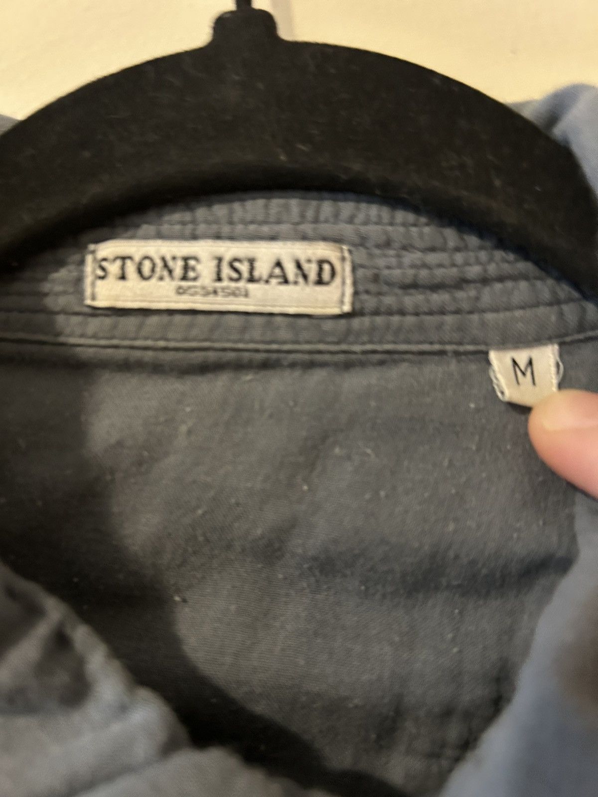 Stone Island Blue stone island short sleeve button up Size US M / EU 48-50 / 2 - 3 Thumbnail