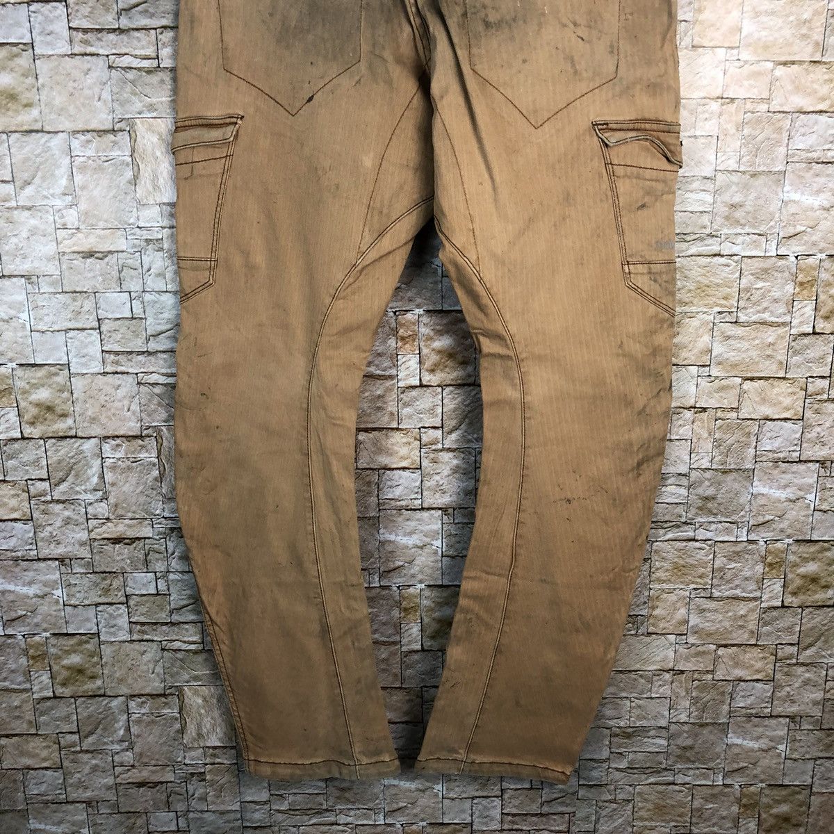 Japanese Brand Japanese Brand Brown Cargo Multipocket Pants #A624 Size US 32 / EU 48 - 18 Thumbnail