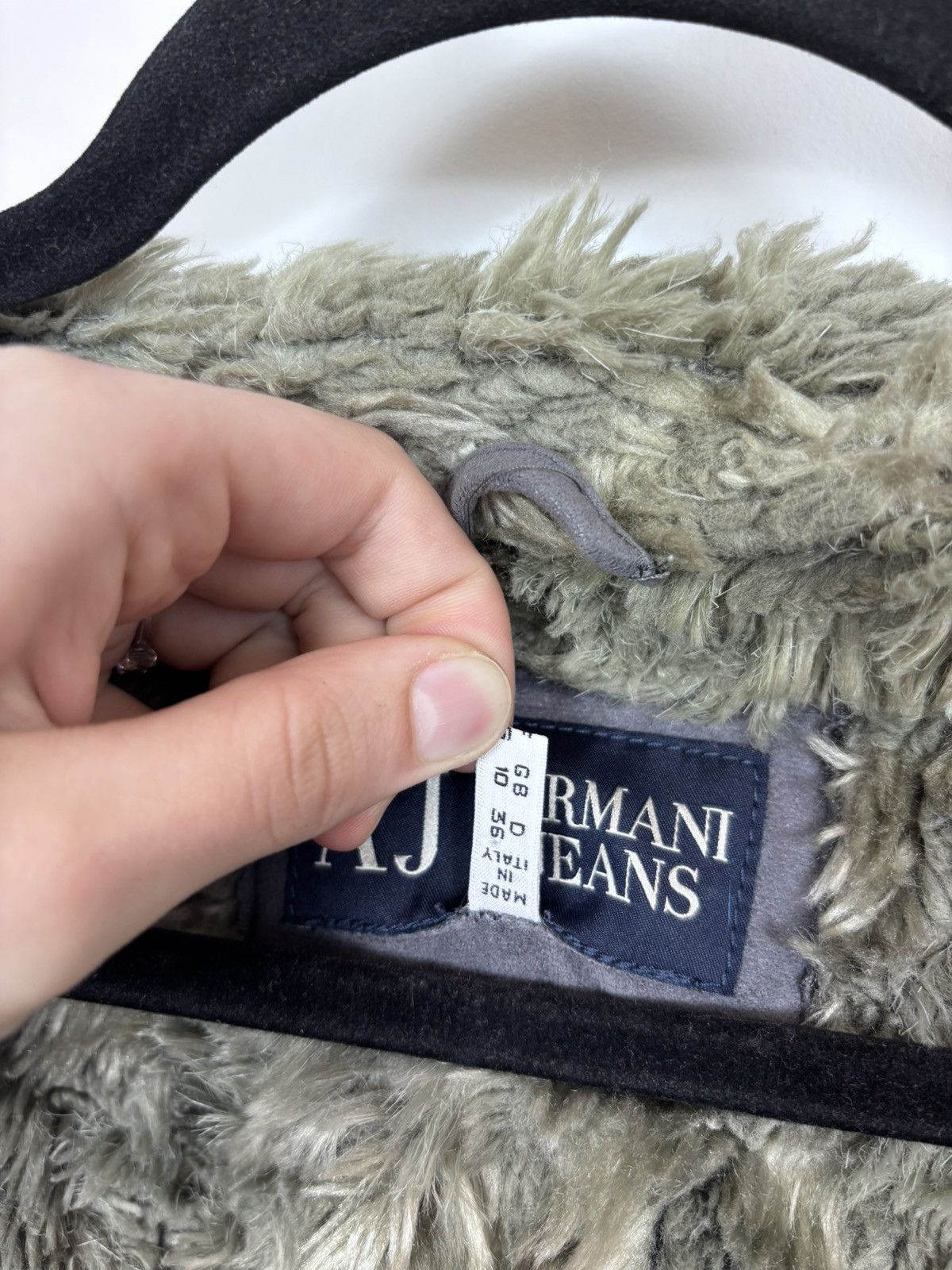 Armani Armani Jeans Vintage Women’s Vegan Leather Fur Coat Jacket Size S / US 4 / IT 40 - 17 Thumbnail