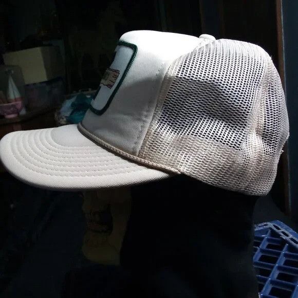 Hanes Deadstock Vintage Zip-Log Mills Patch Snap Trucker Hat Size ONE SIZE - 3 Thumbnail