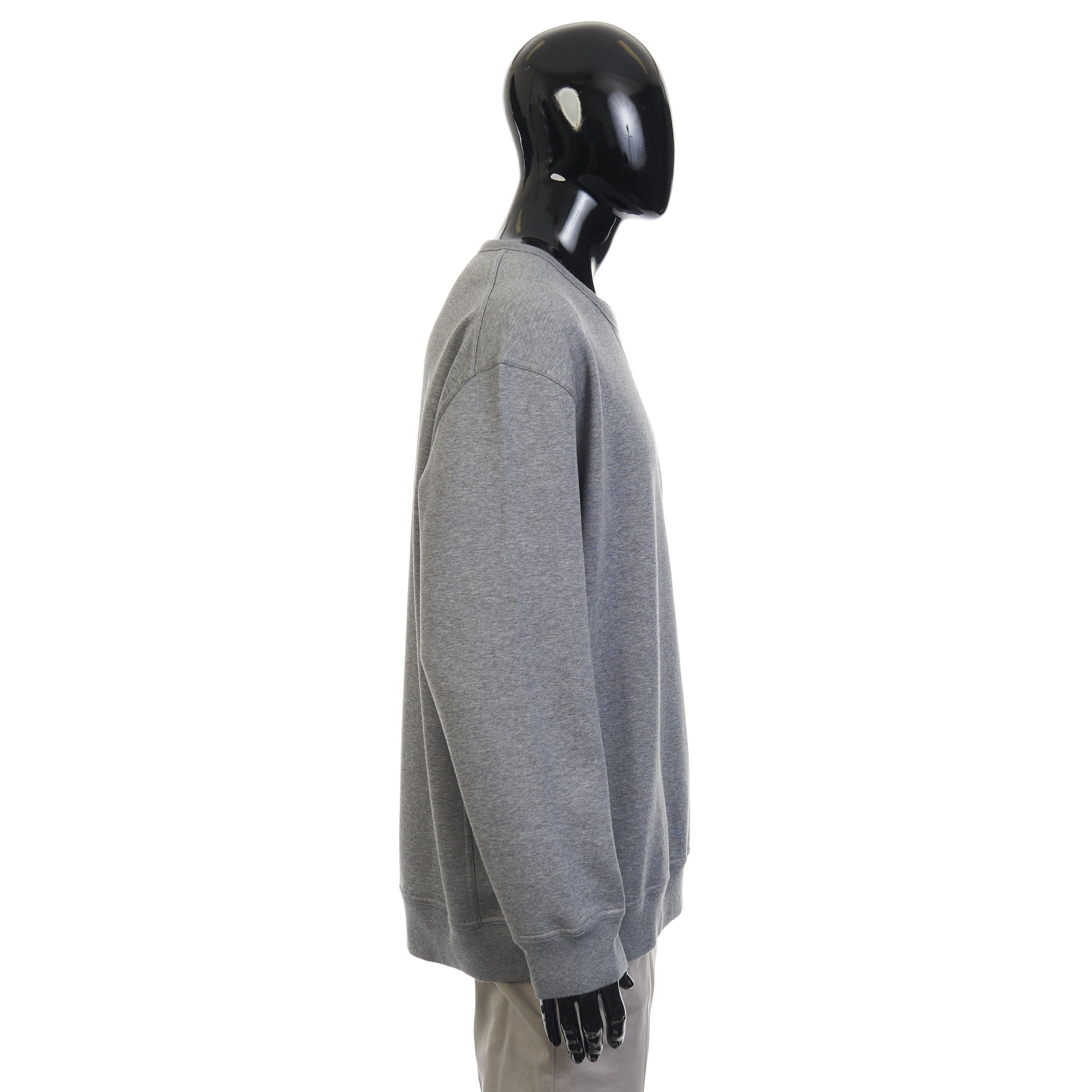 Brunello Cucinelli Gray Crewneck Sweatshirt - Cotton, Cashmere & Silk Blend Size US XL / EU 56 / 4 - 7 Thumbnail