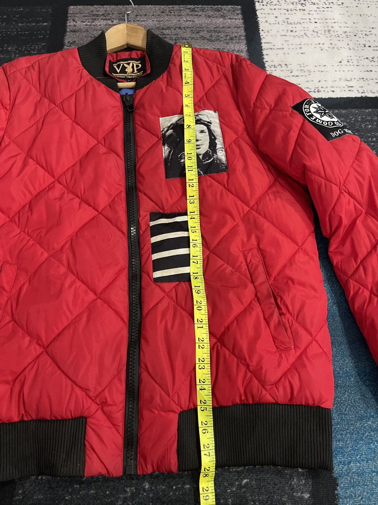 Playboy Playboy Quilted Design With Patches Bomber Jacket Size US XL / EU 56 / 4 - 17 Thumbnail