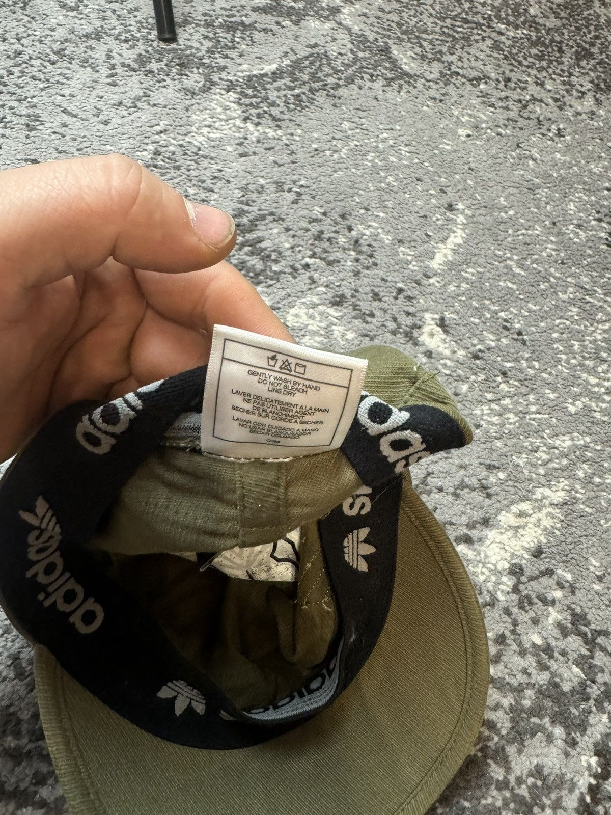 Adidas × Vintage Vintage Y2K Adidas Faded Avantgarde Embroidered Logo Cap Size ONE SIZE - 10 Thumbnail