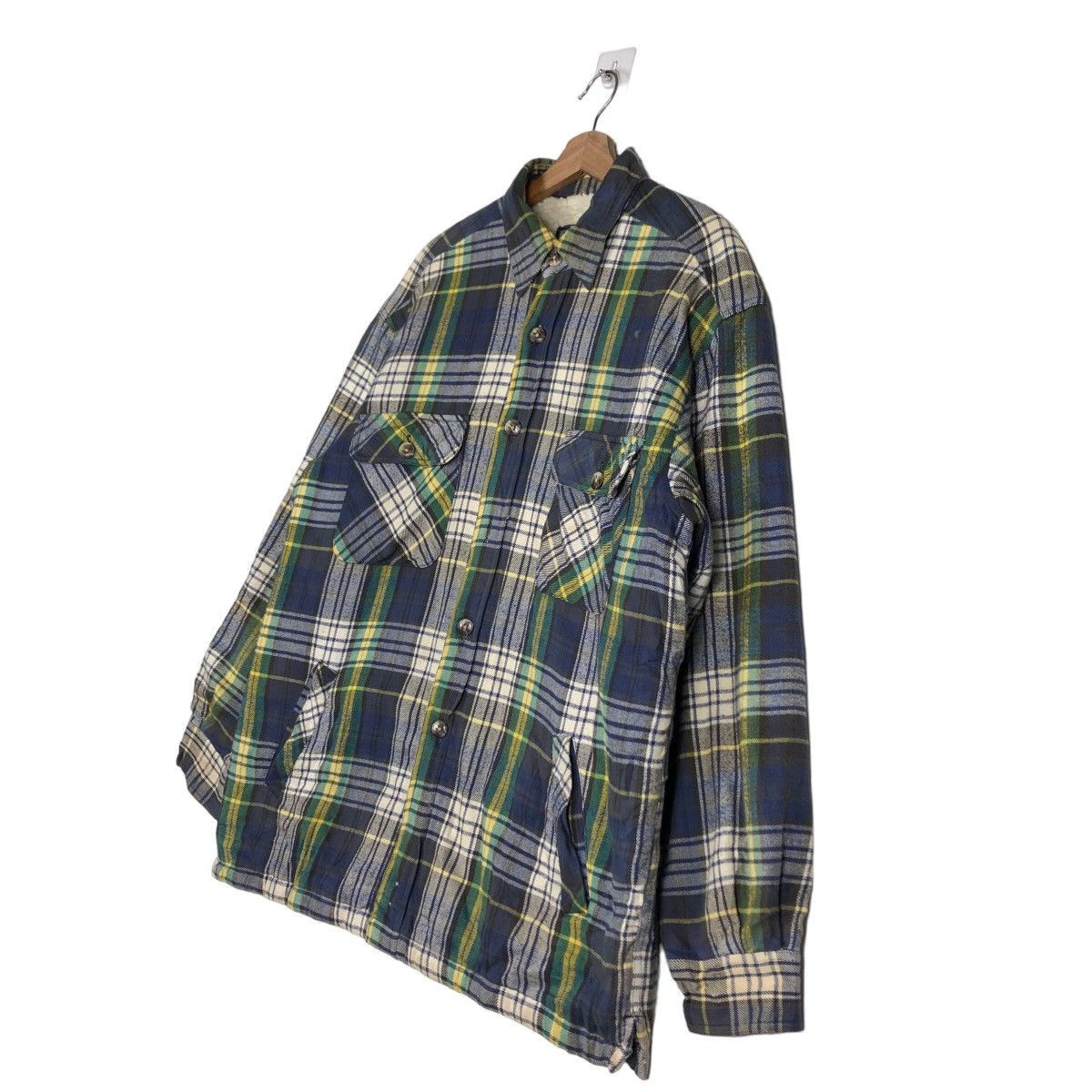 Flannel 🔥Vtg Flannel Jacket Chore Next Stage Tartan Design Japan Size US L / EU 52-54 / 3 - 2 Thumbnail