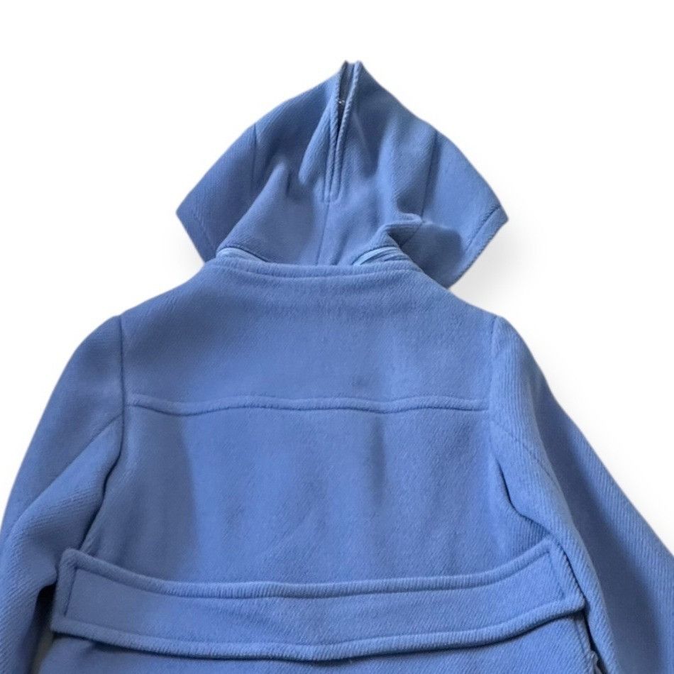 Prada Prada Blue Wool Double Breasted Coat, Size 46 Italy, Hooded Size L / US 10 / IT 46 - 10 Thumbnail