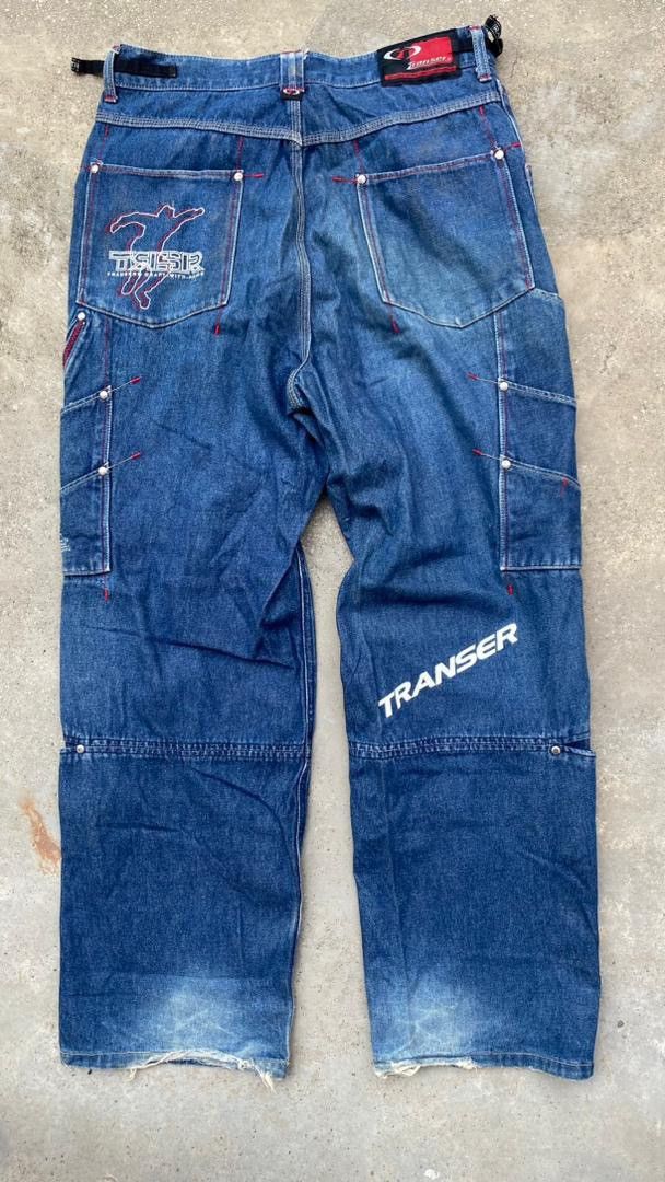 Other × Vintage Transer baggy skate denim Size US 33 - 3 Thumbnail