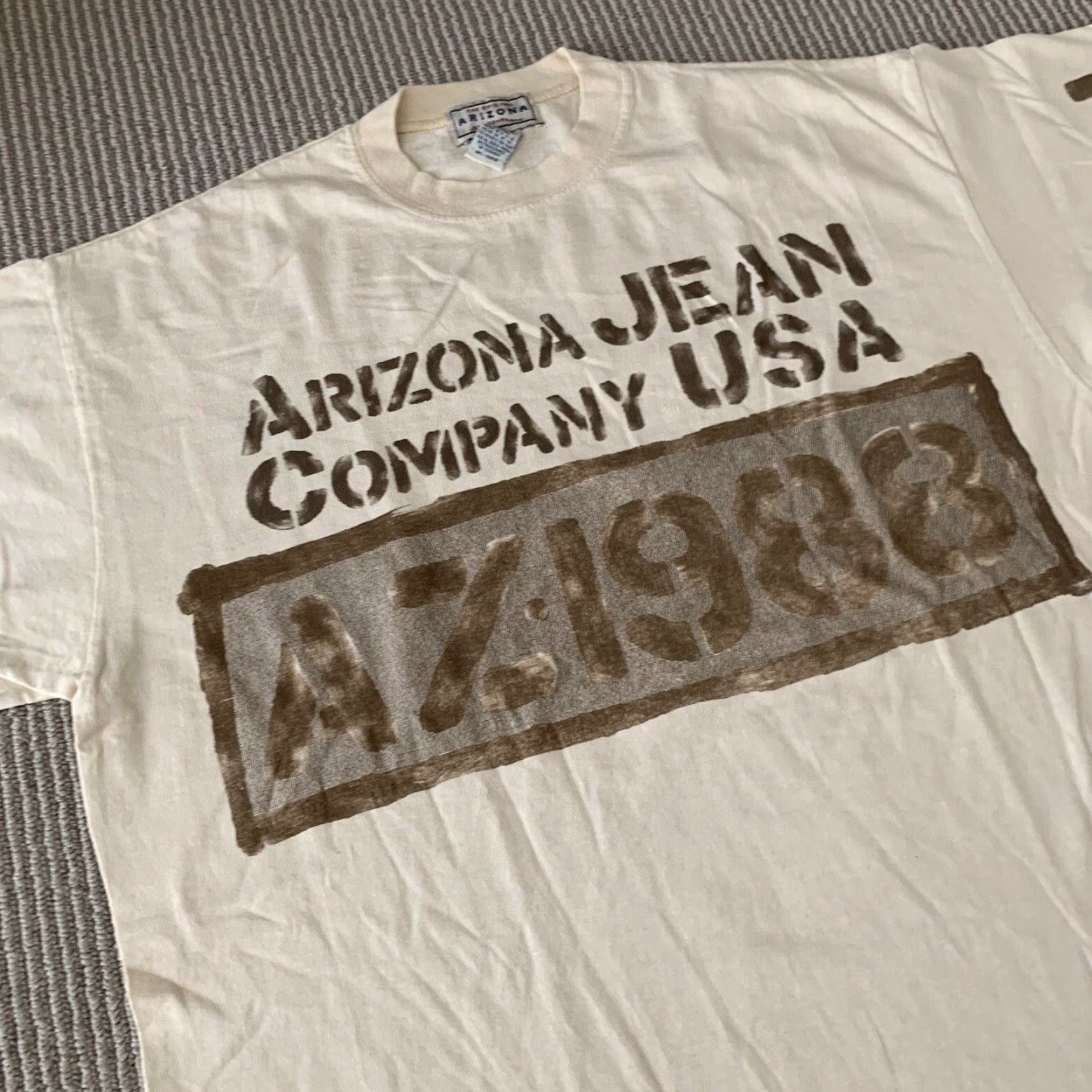 Vintage Vintage Arizona Jeans Company USA T Shirt 1988 Large L AZ AJC Deadstock Tee Size US L / EU 52-54 / 3 - 4 Thumbnail