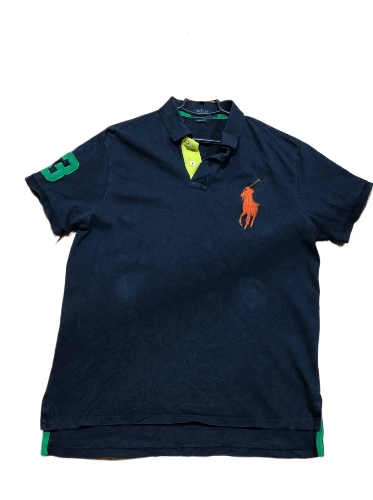Polo Ralph Lauren Vintage Polo Ralph Lauren Custom Fit Polo Size L Size US L / EU 52-54 / 3 - 1 Thumbnail