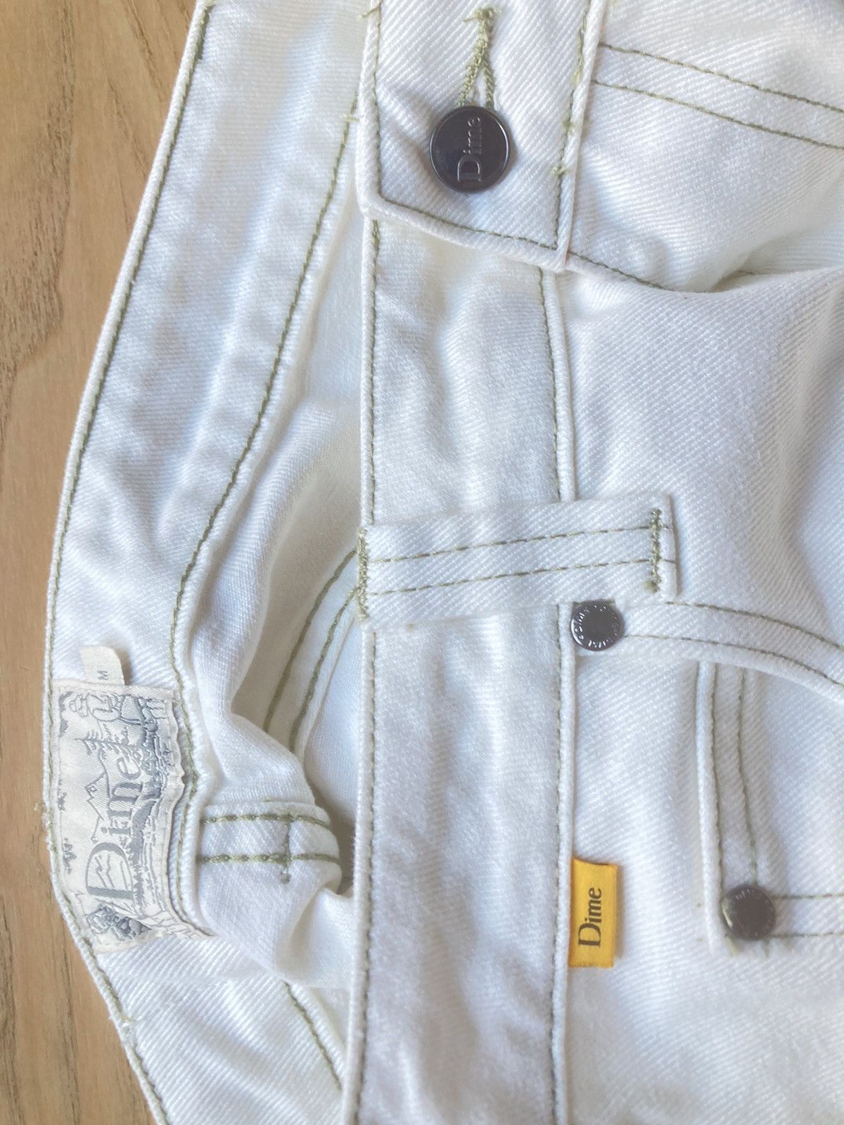 Dime × Vintage Dime baggy denim white Size US 36 / EU 52 - 4 Thumbnail