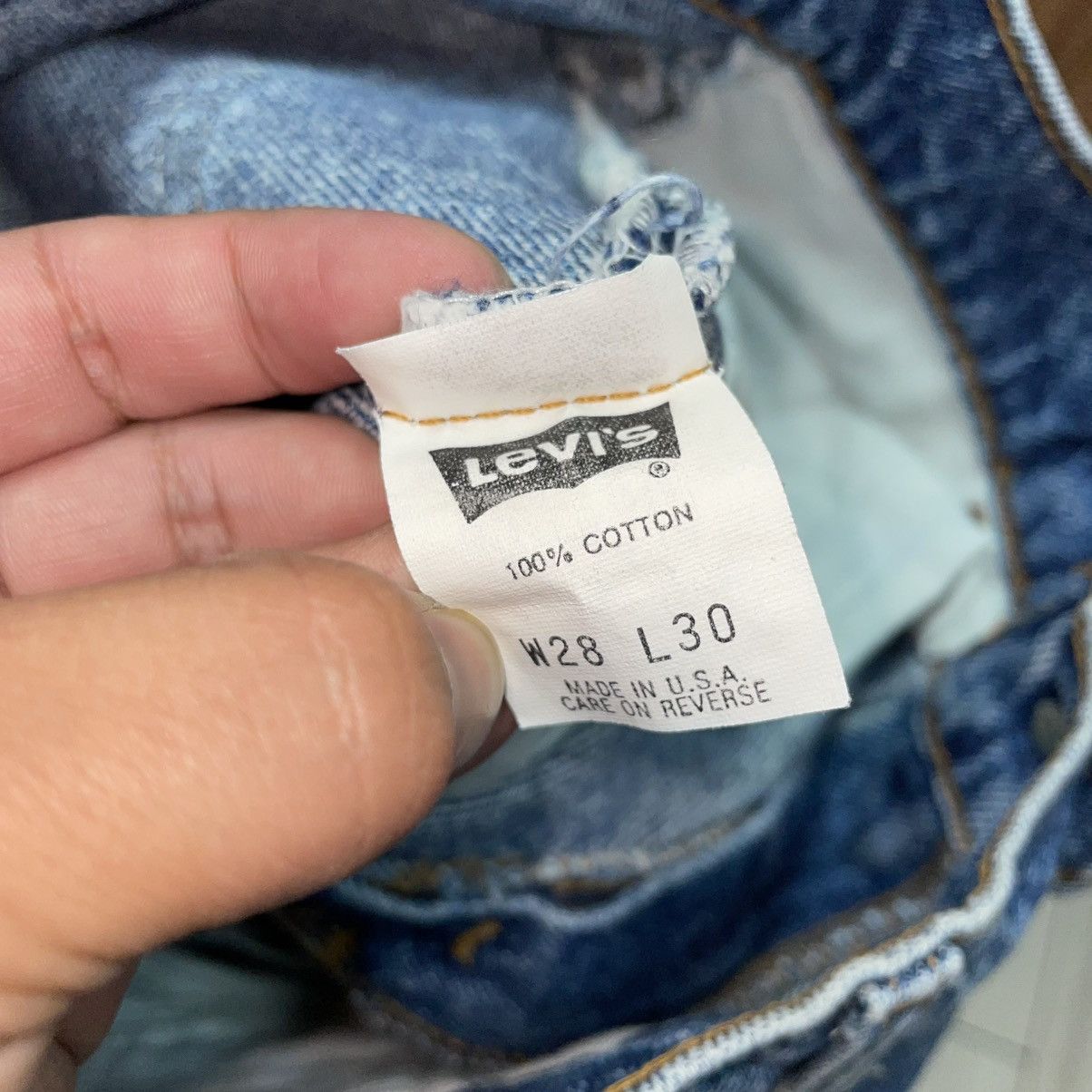 Levi's Vintage Clothing Vintage Levi’s 550 XX Made In USA Size US 27 - 3 Thumbnail