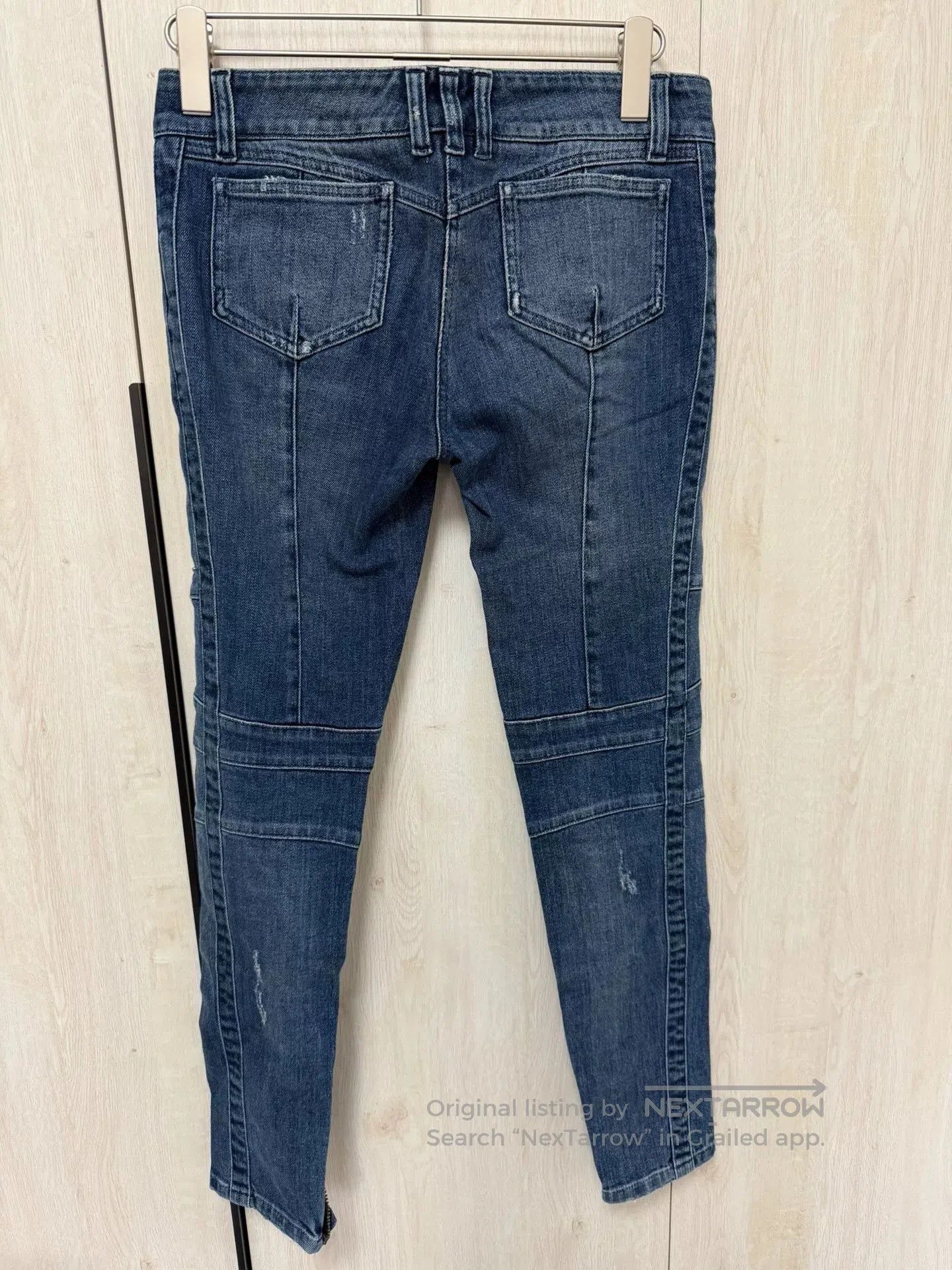 Balmain balmain classic washed blue denim pants. Size 37" - 2 Thumbnail